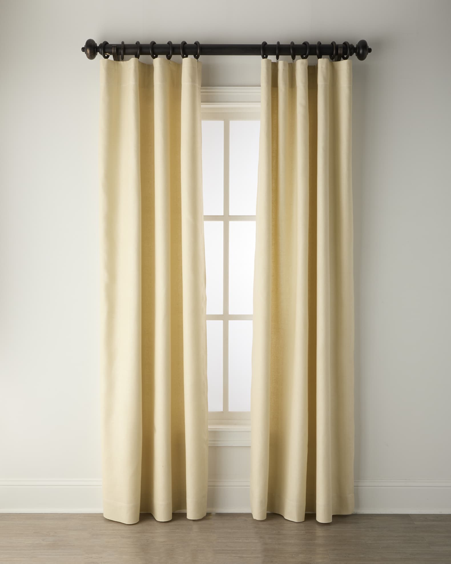 Camden Light-Filtering Silk Drapery Panel, 50" x 108" 0