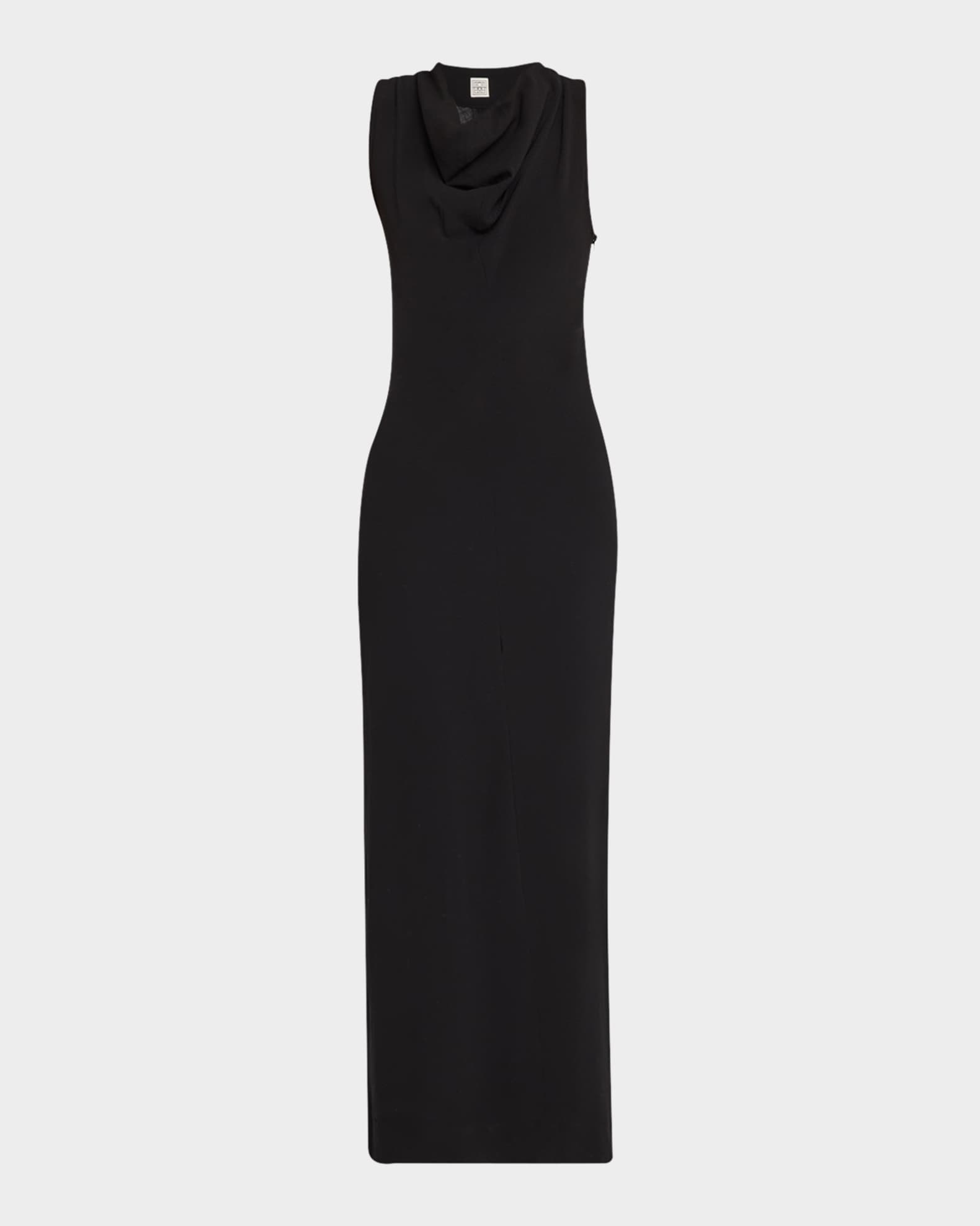 SS25【TOTEME】Maxi Dress in Wool with Cowl Neck Sleeveless Totême Women's Maxi Dress In Wool With Cowl Neck Sleeveless