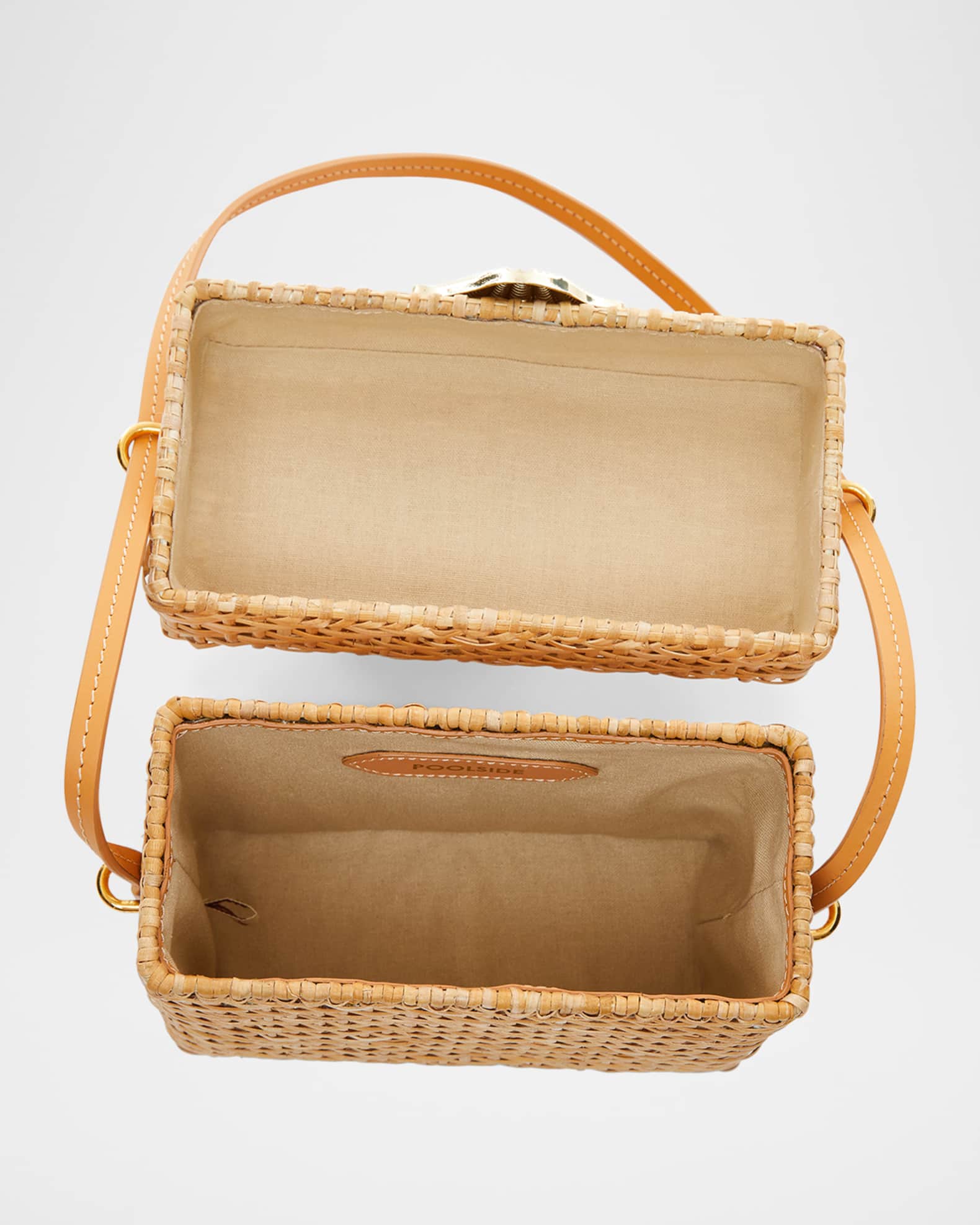 Rattan shoulder bag best sale