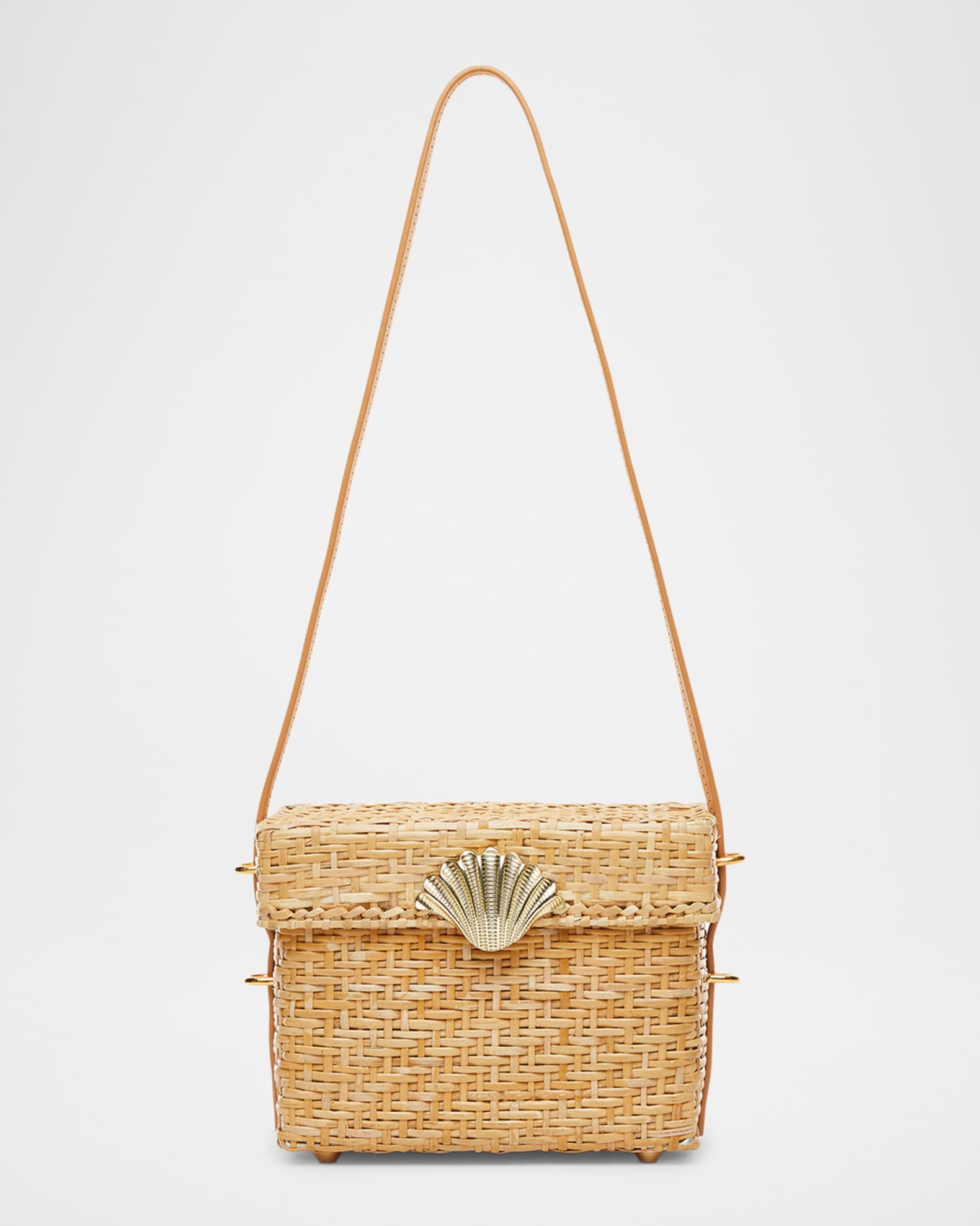 The Box Rattan Shoulder Bag