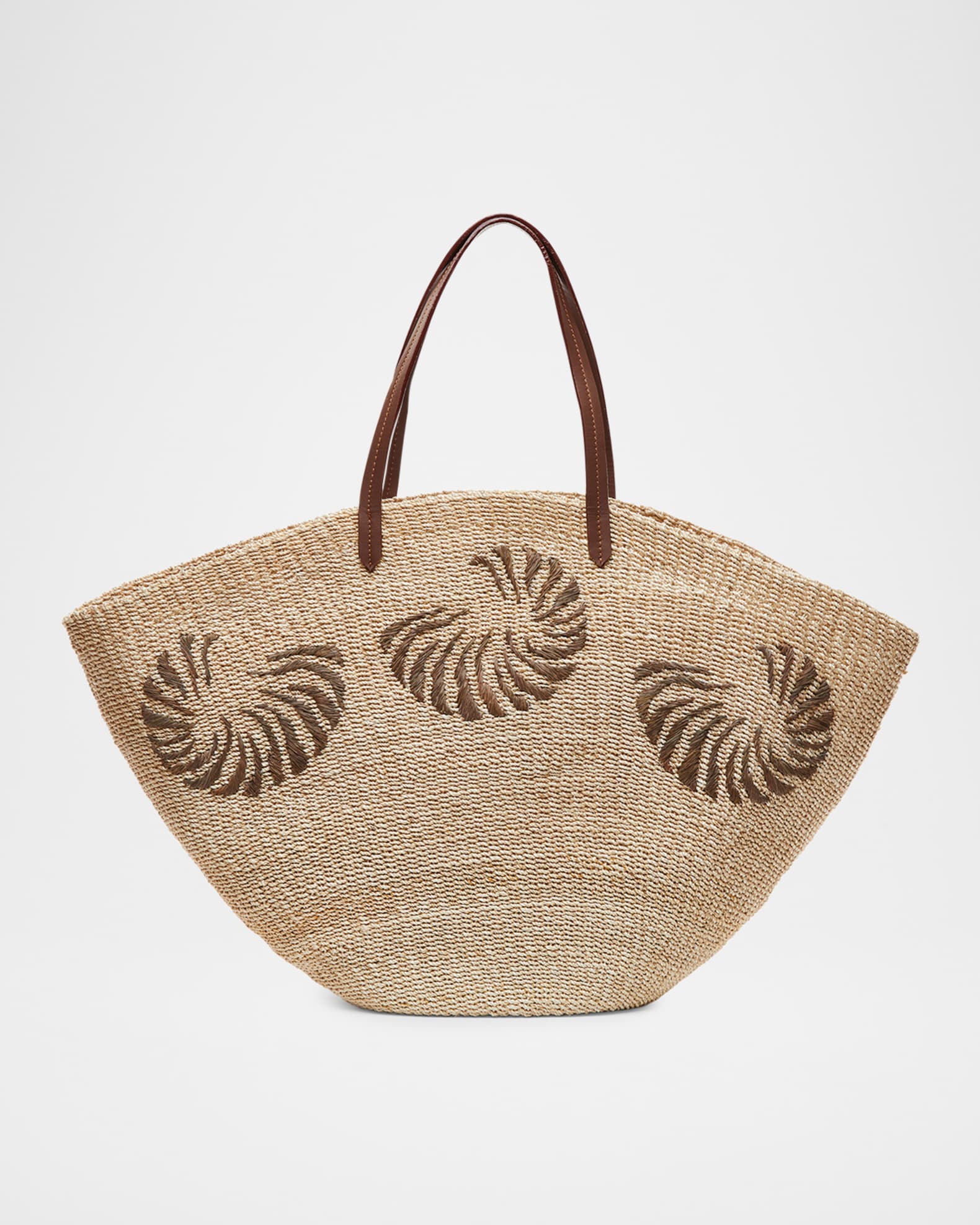 The Anna Shell Straw Tote Bag