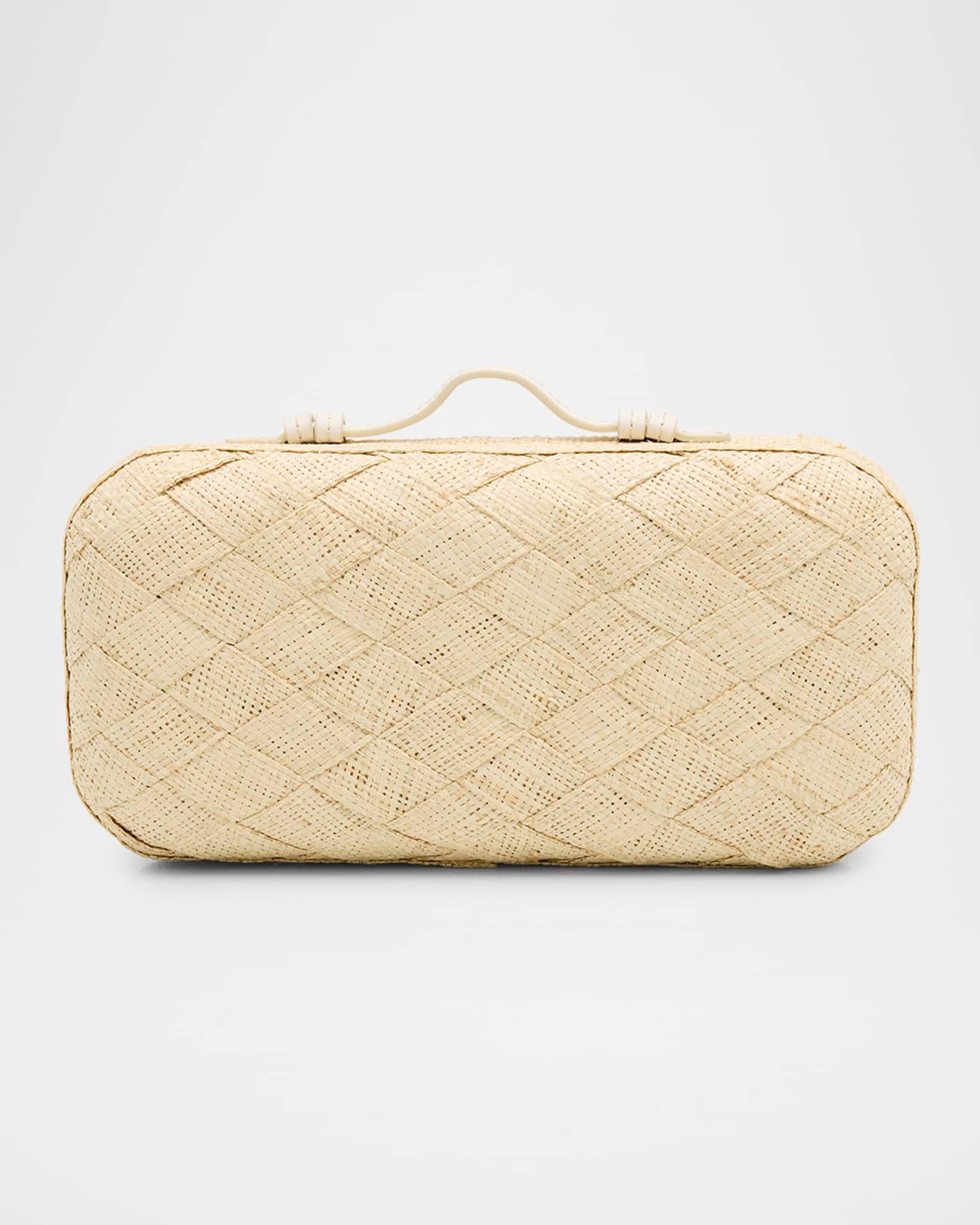 The East-West Straw Clutch Bag