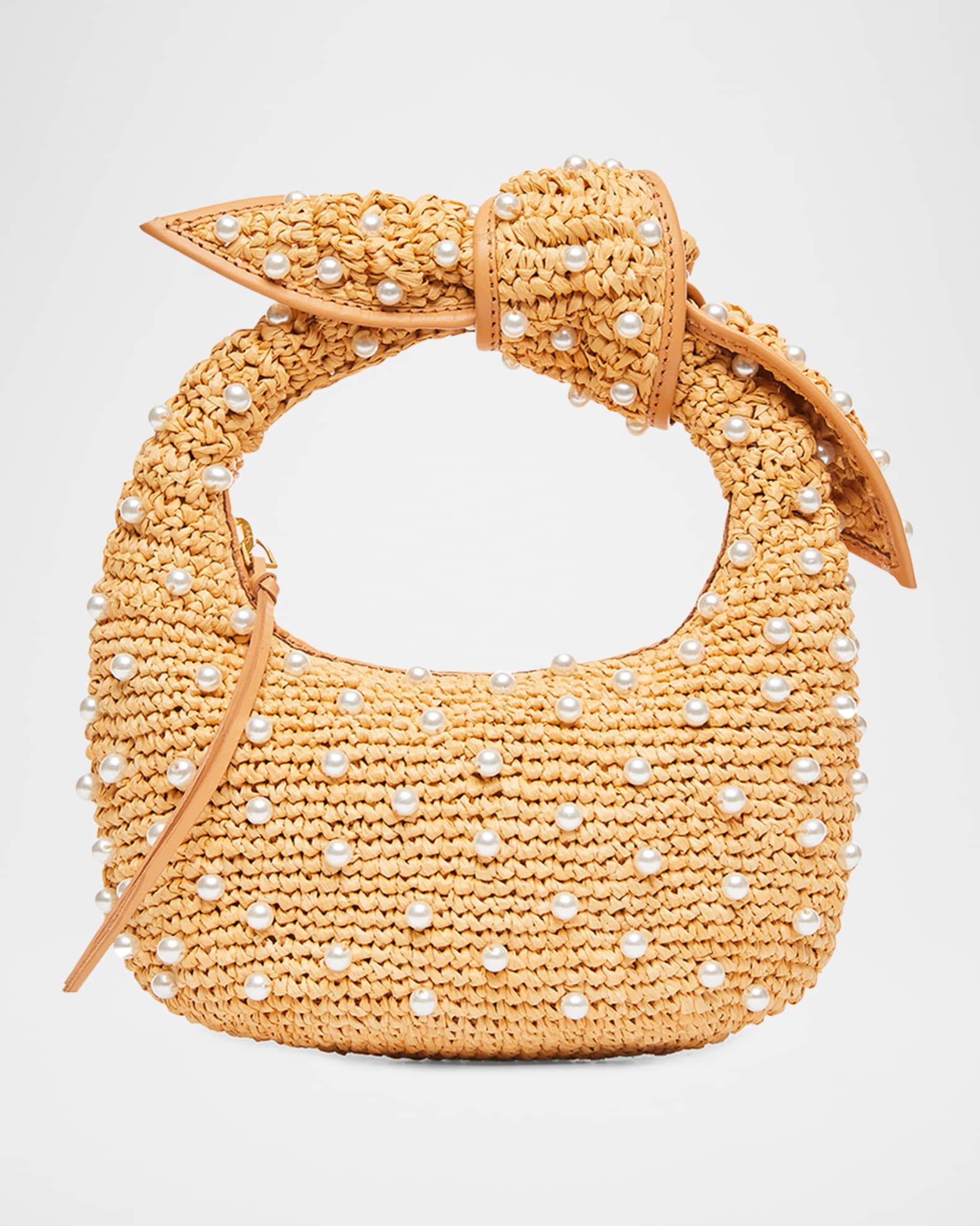 The Josie Knot Pearly Top-Handle Bag 0