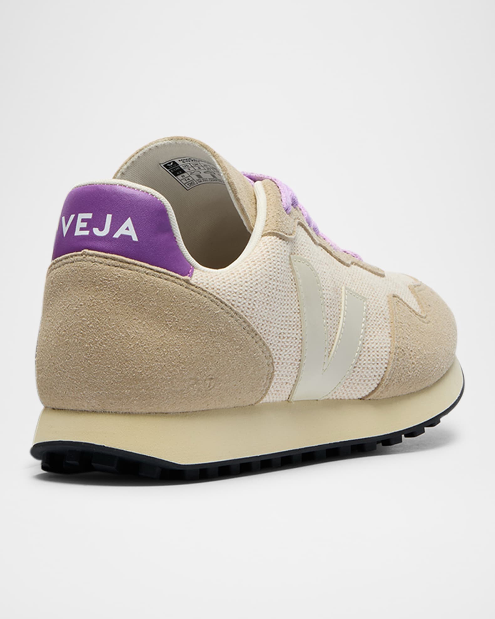 VEJA SDU Colorblock Jute Raffia Runner Sneakers | Neiman Marcus