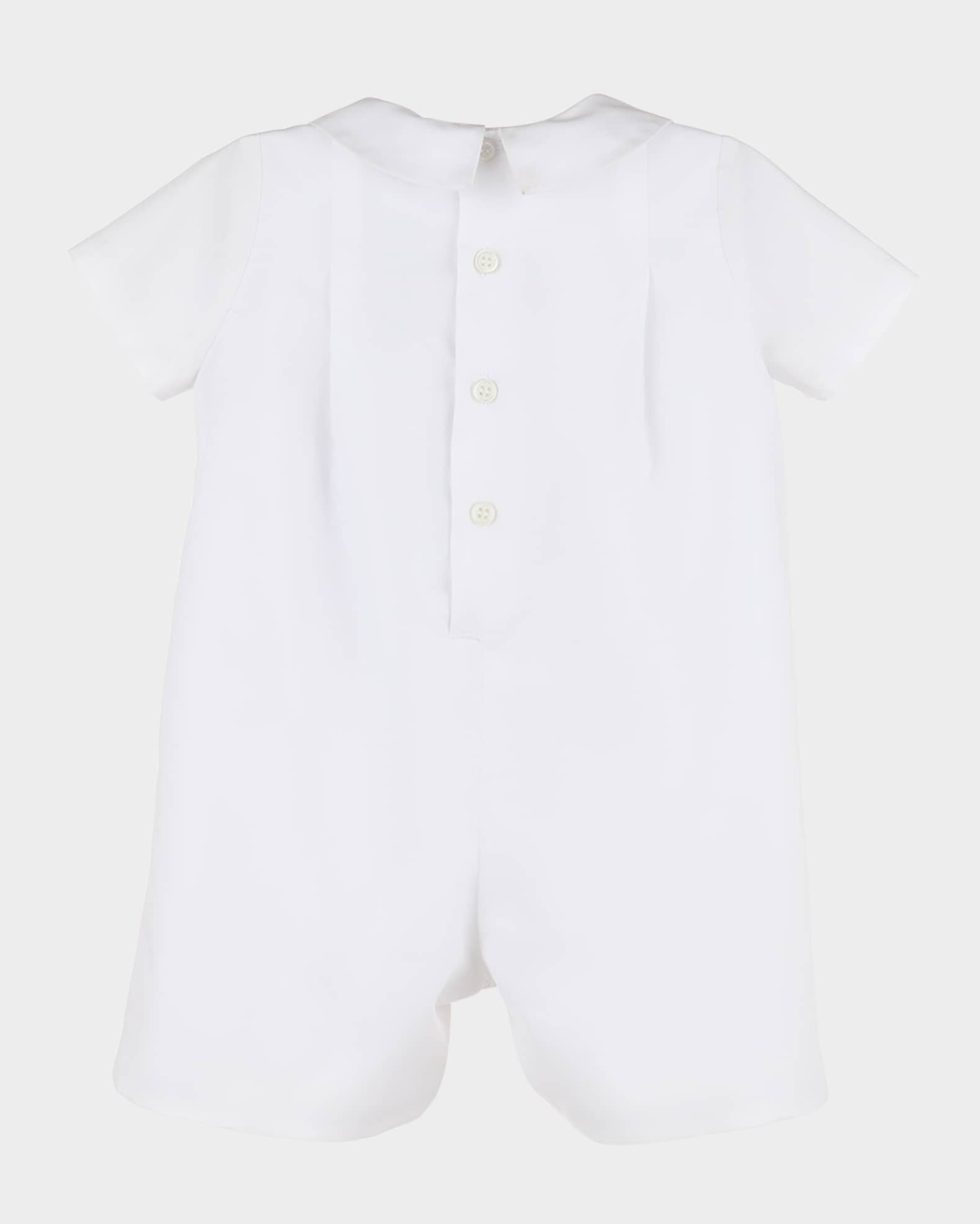 Boy's Randall Embroidered Jon Jon, Size Newborn-9M 1