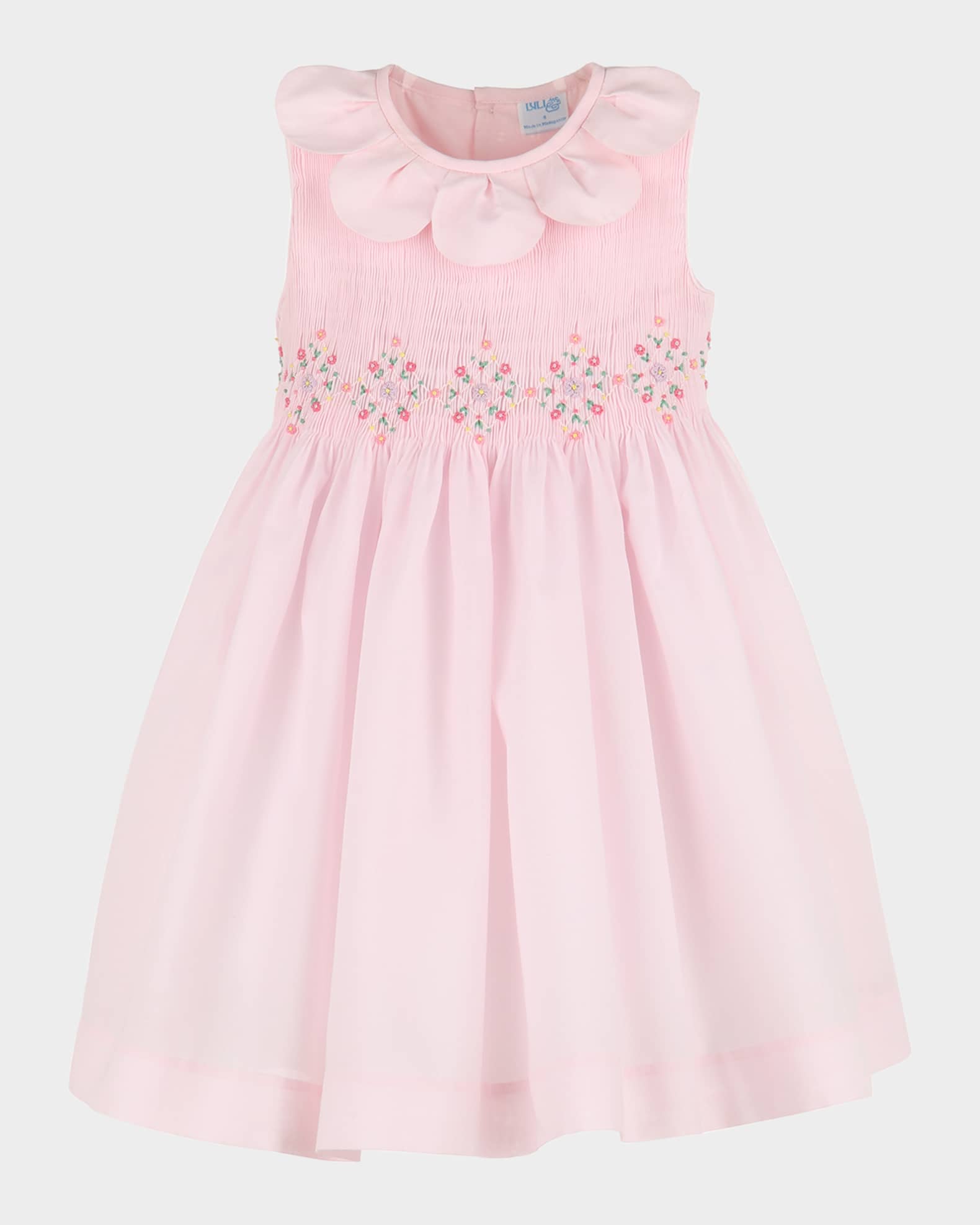 Girl's Classical Diamond Petal Dress, Size 4T-6X 0