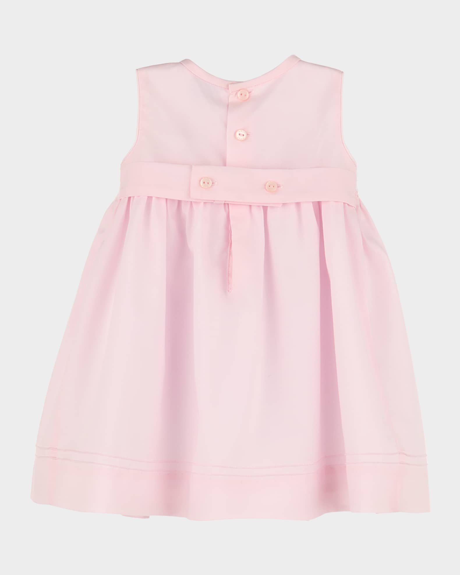 Girl's Smocked A-Line Dress, Size 6M-24M 1