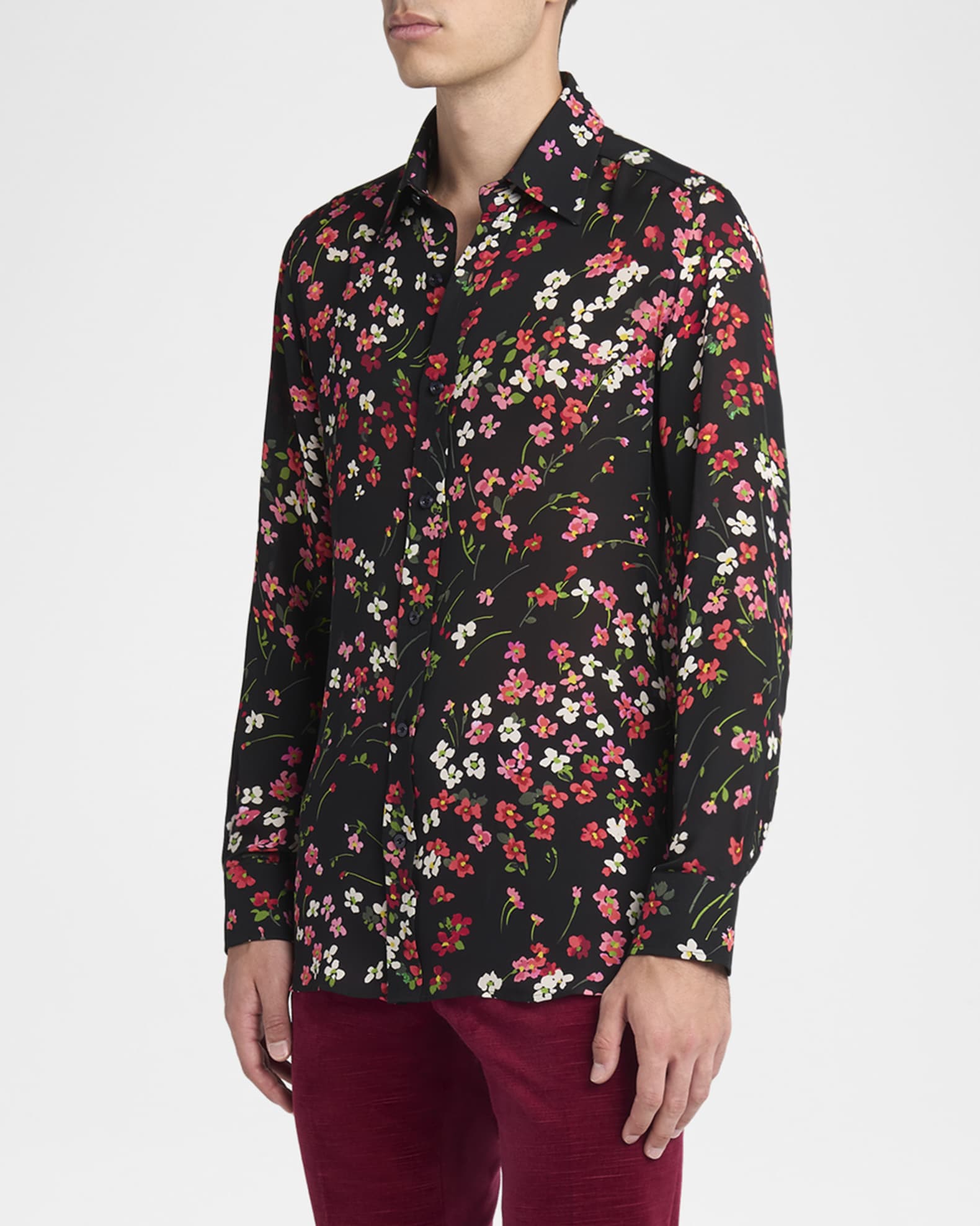 Tシャツ・カットソー TOM FORD FW24 SLIM FIT SHIRT (JHL005_JMT003F23LB999) Men's Designer Underwear T-Shirts | TOM FORD Fashion | Tom