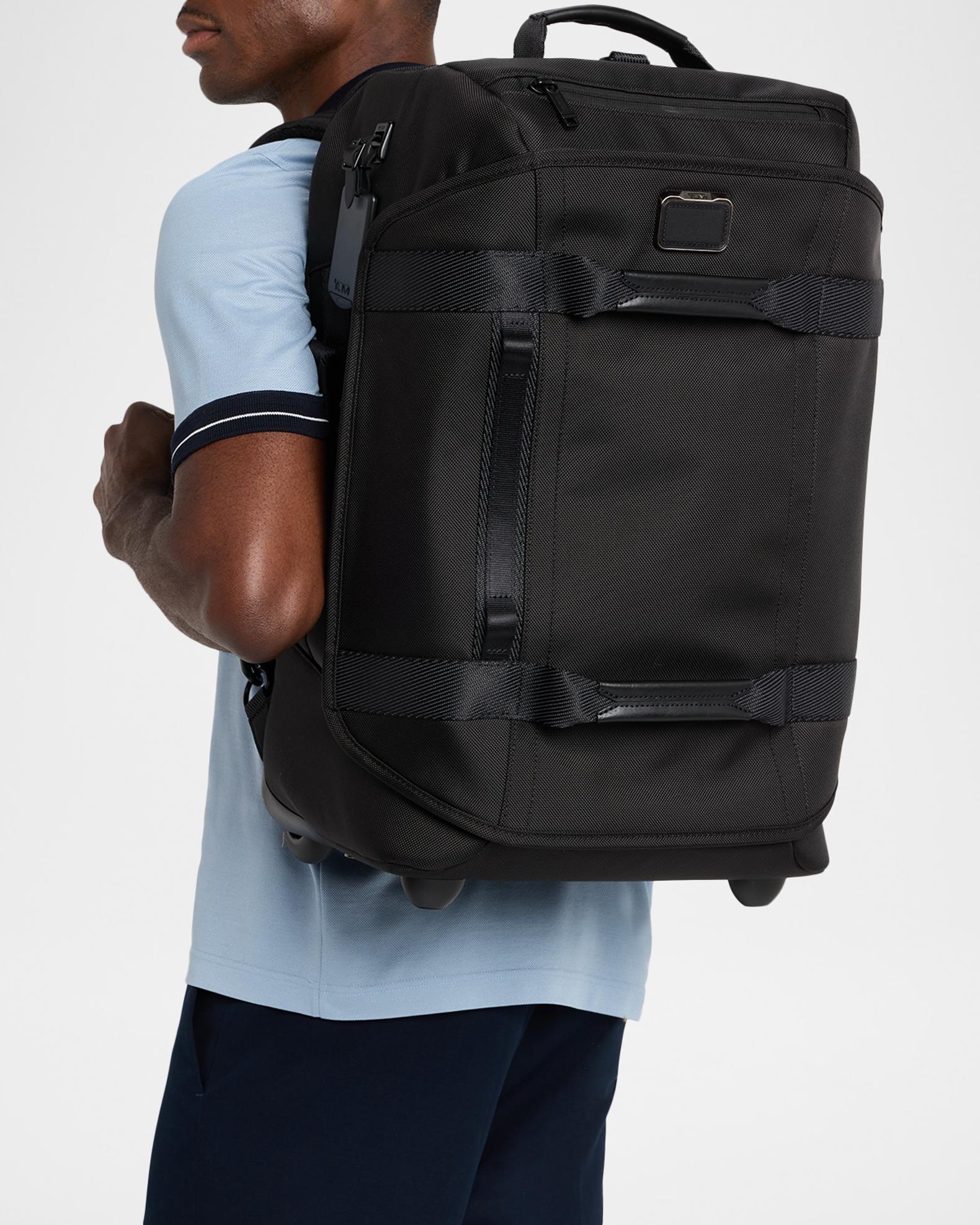 TUMI Alpha Bravo Wheeled Duffel Carry-On Backpack | Neiman Marcus