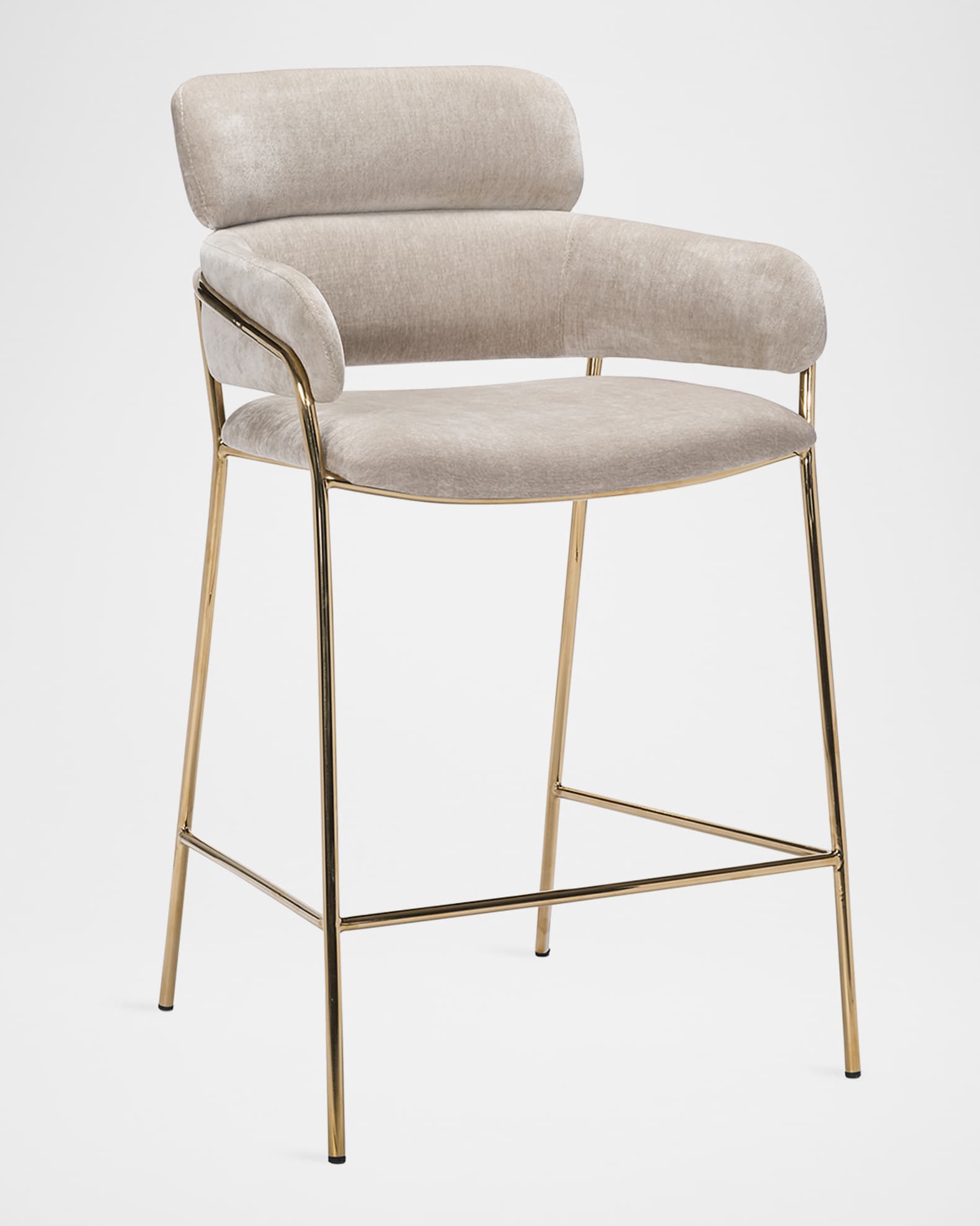 Marino 27" Chenille Counter Stool 1