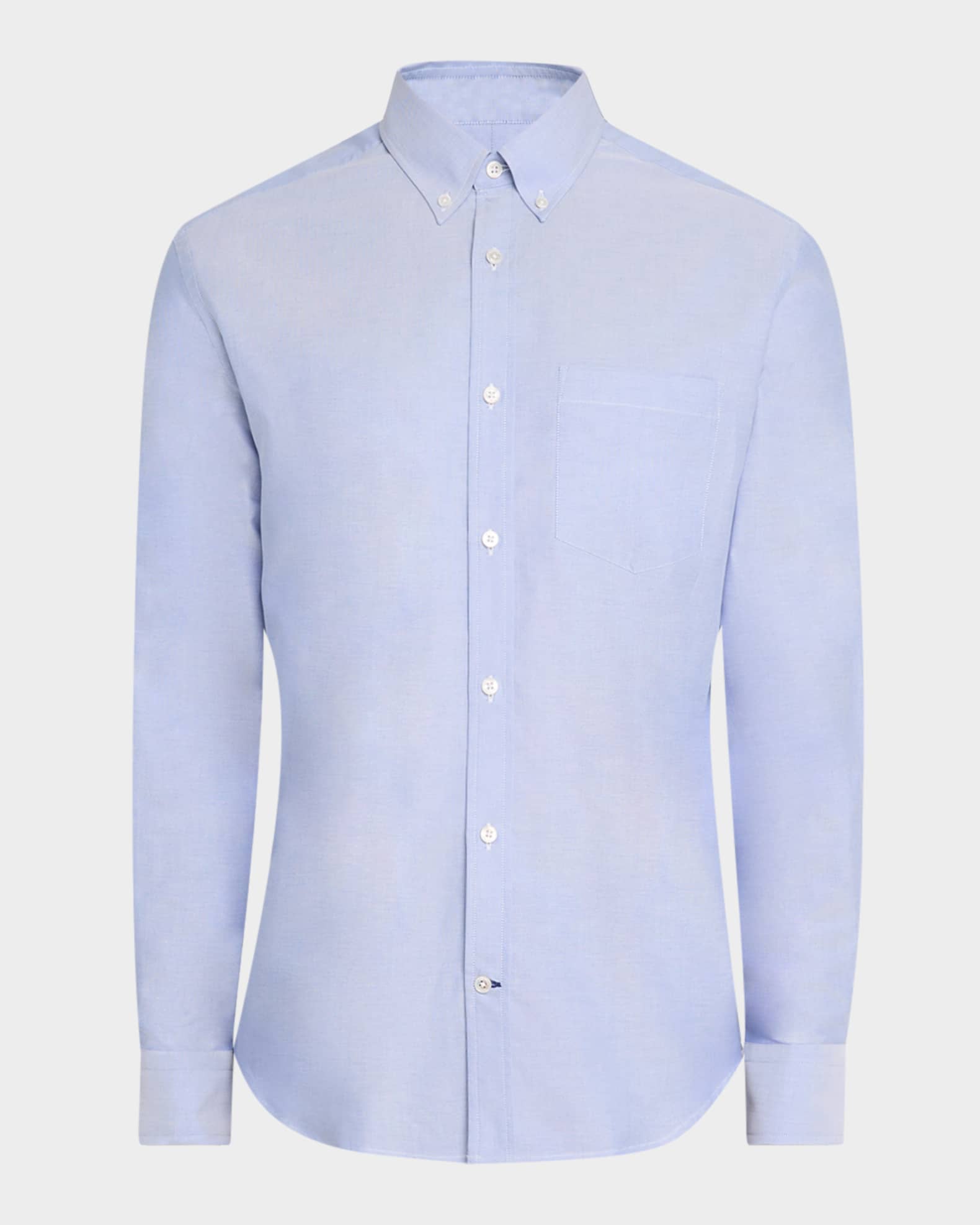 Men's Cotton Oxford Button-Collar Sport Shirt 0