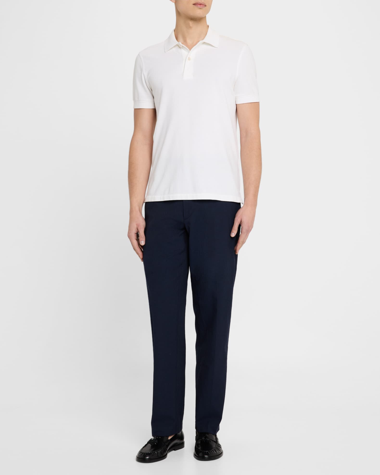 Men's Straight-Fit Twill Chino Pants 1