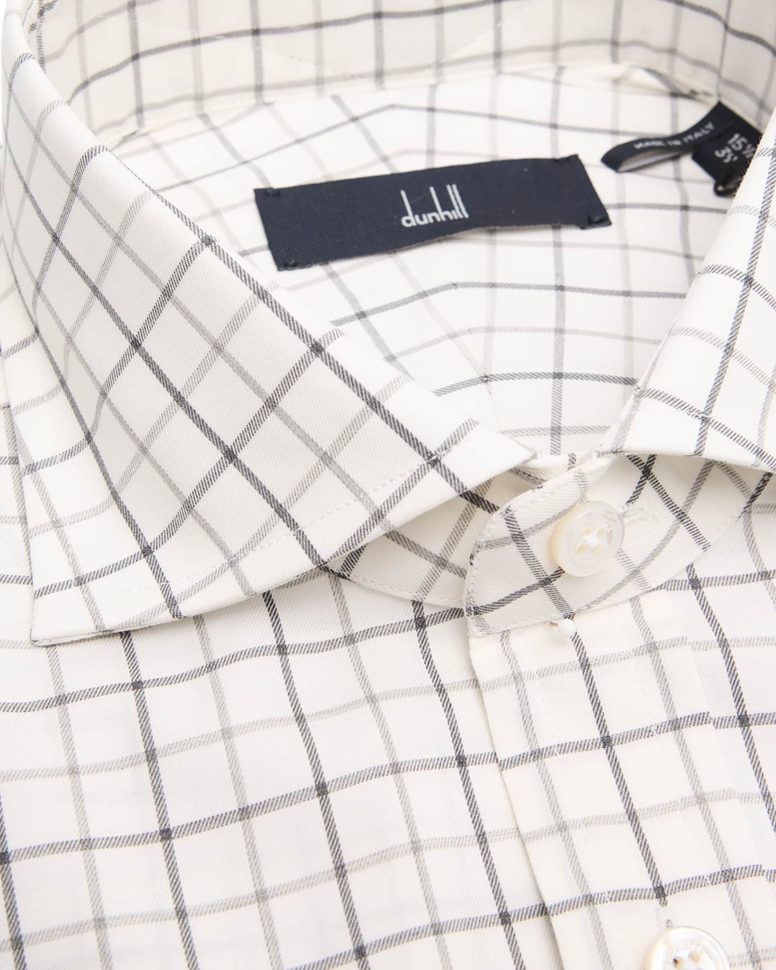 Men's Cotton Tattersall Check Dress Shirt 1