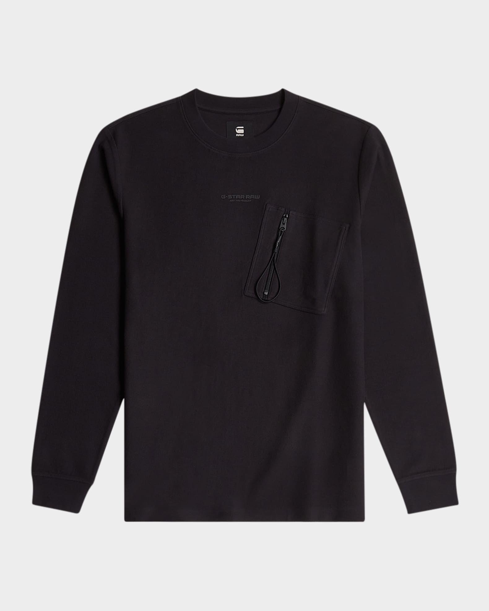 G Star Raw Tweeter Pocket Crewneck Sweater Dk Black