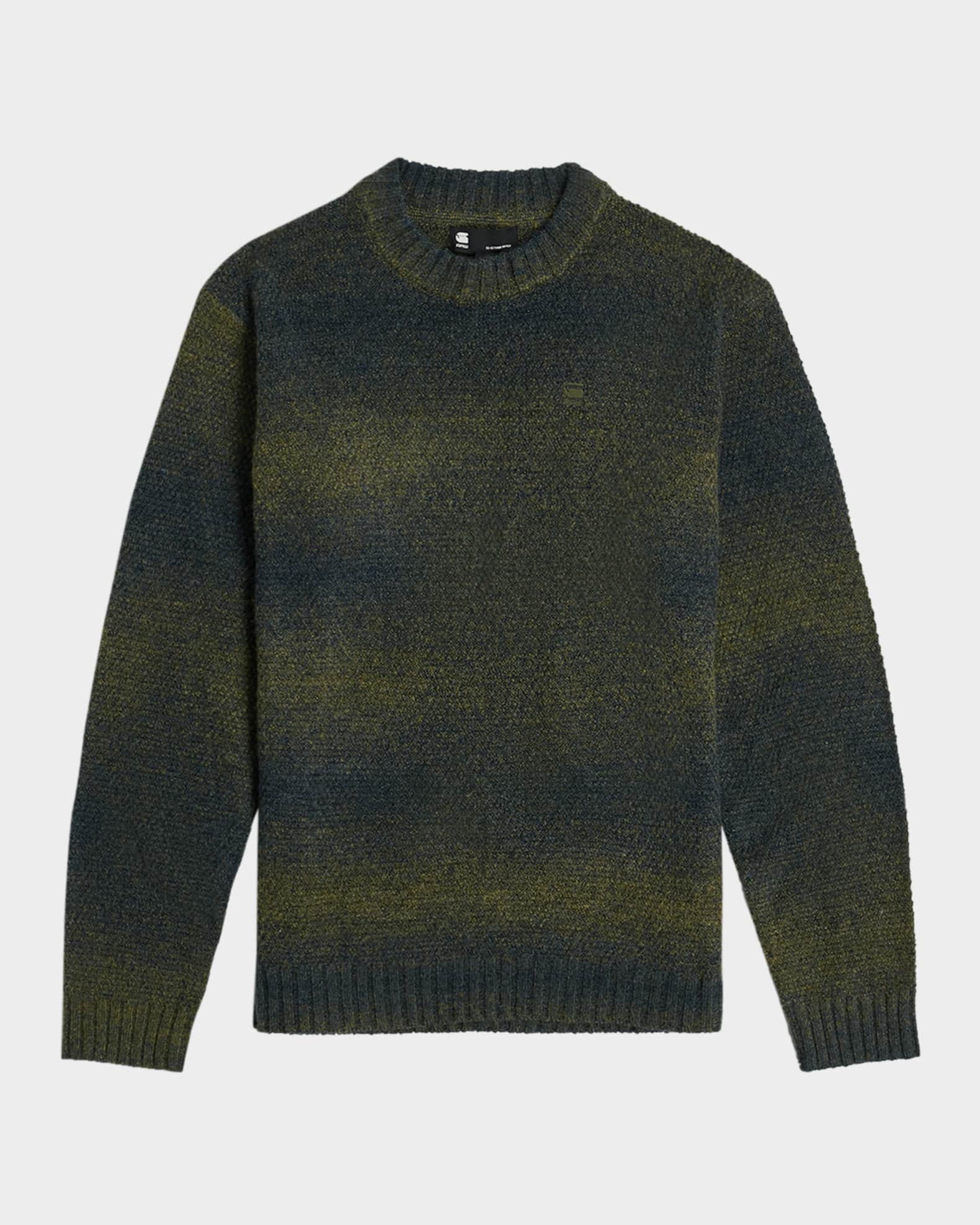 Men's Gradient Stripe Sweater 0