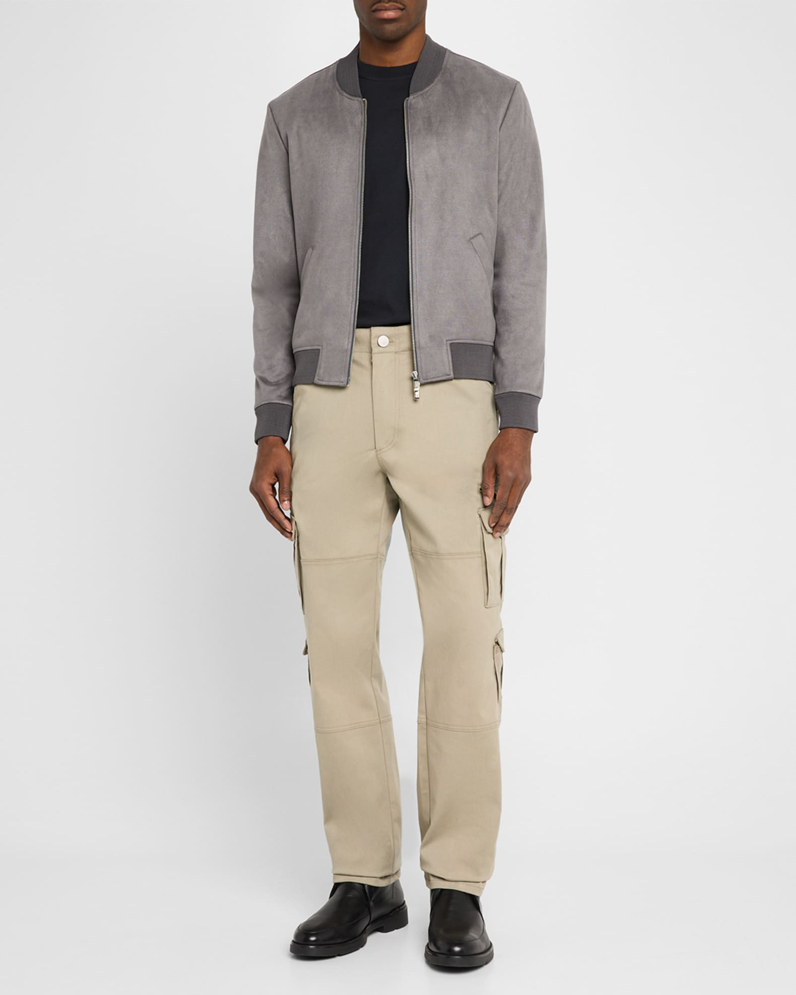 Men's Slim Twill Cargo Pants 1