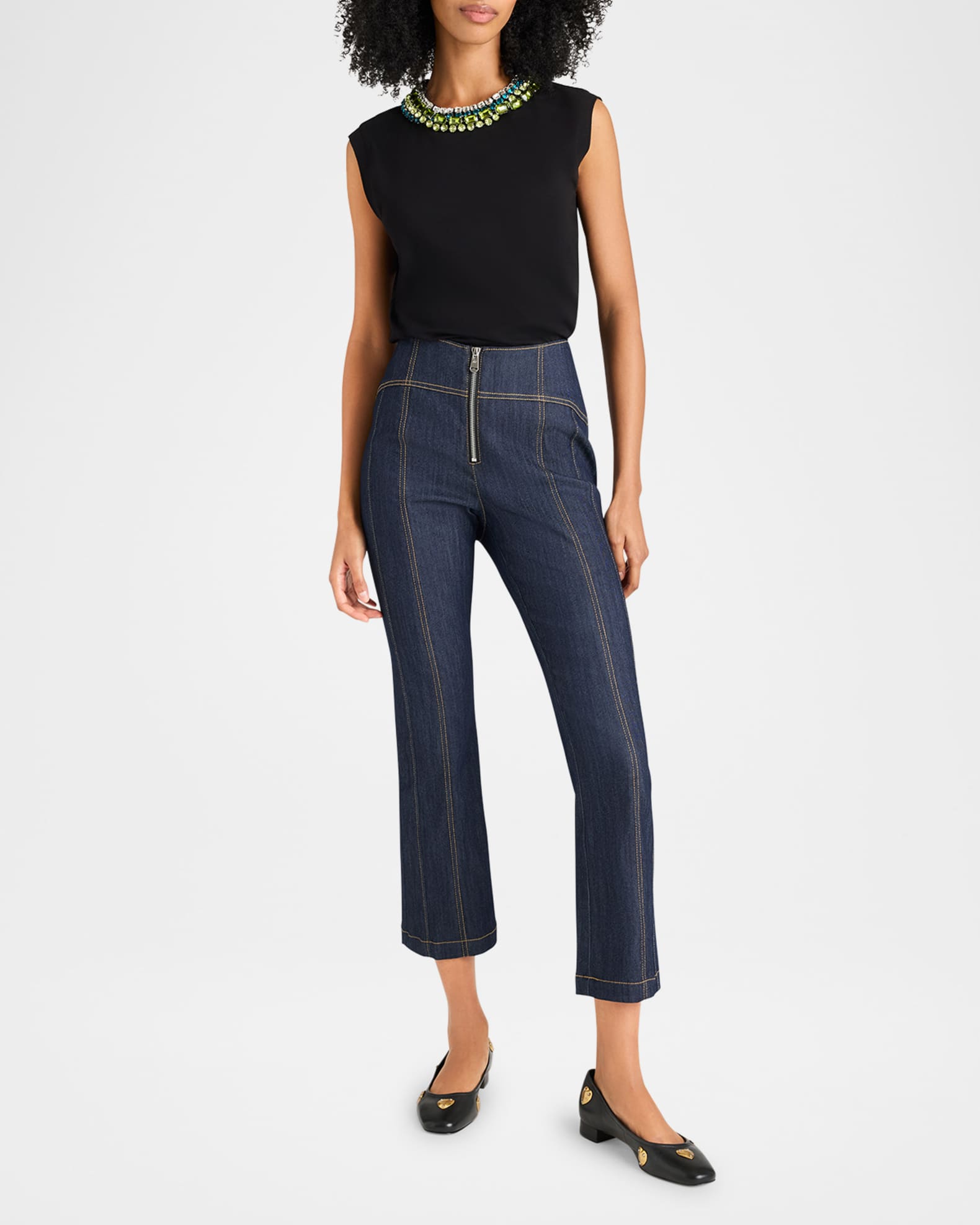 Blaine Crystal-Embellished Tee 1