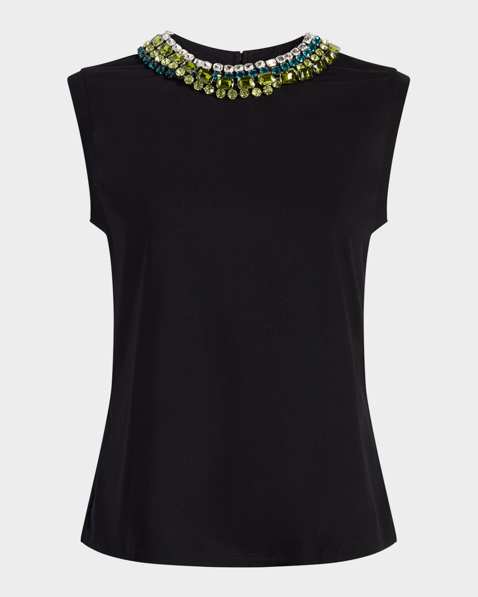 Blaine Crystal-Embellished Tee 0