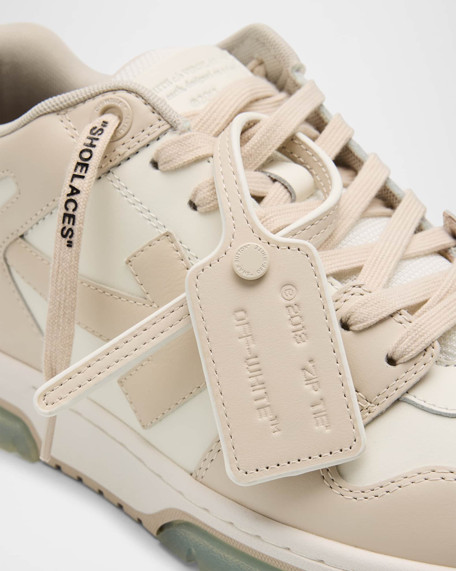 【関税&送料込】Off-White Sneaker Out Of Office Off-White Men's Out Of Office Leather Low-Top Sneakers