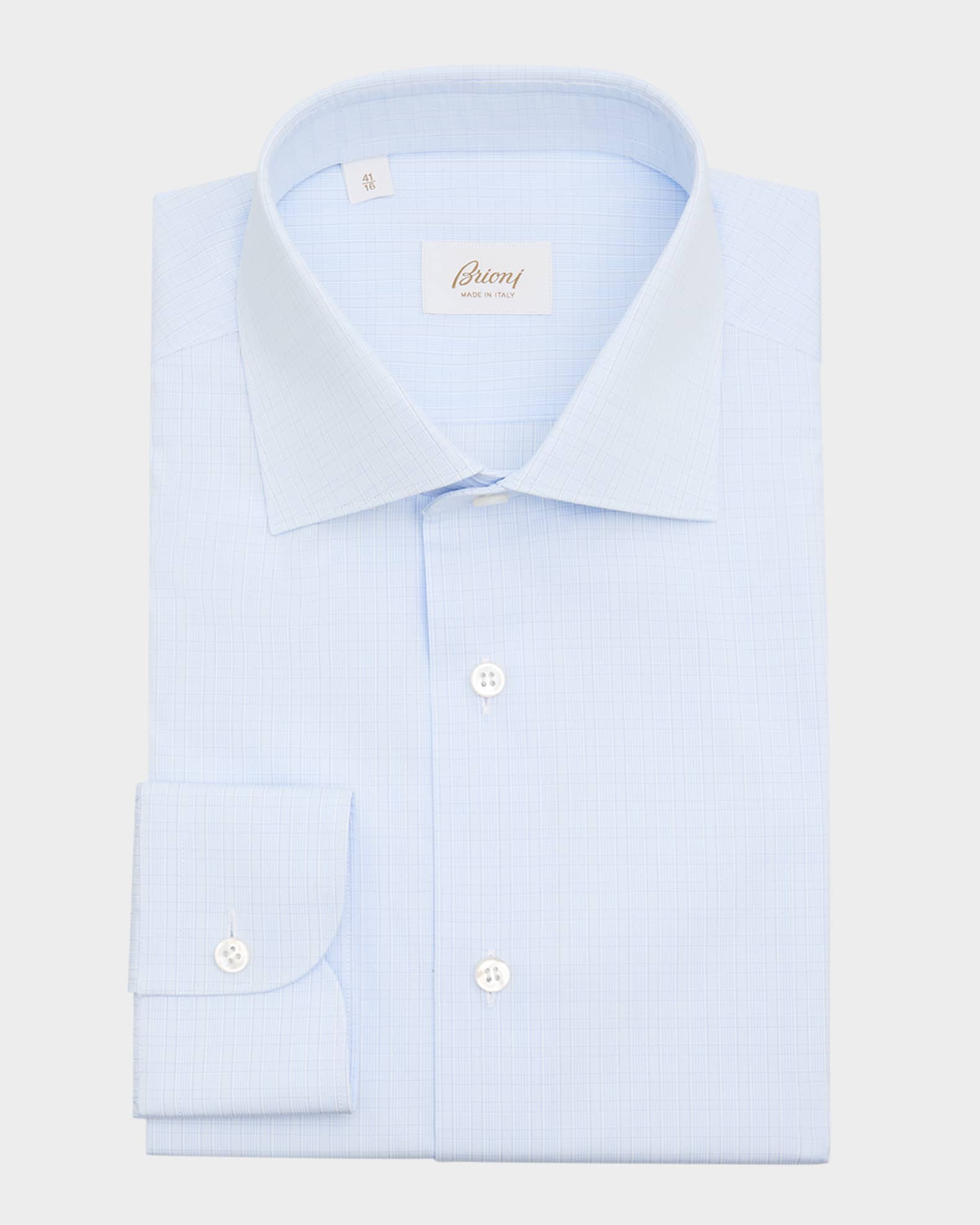 Men's Cotton Plaid Dress Shirt 0