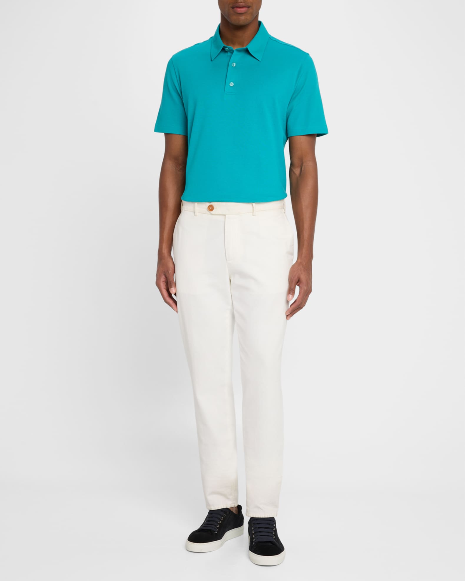 Men's Jersey Pique Polo Shirt 1