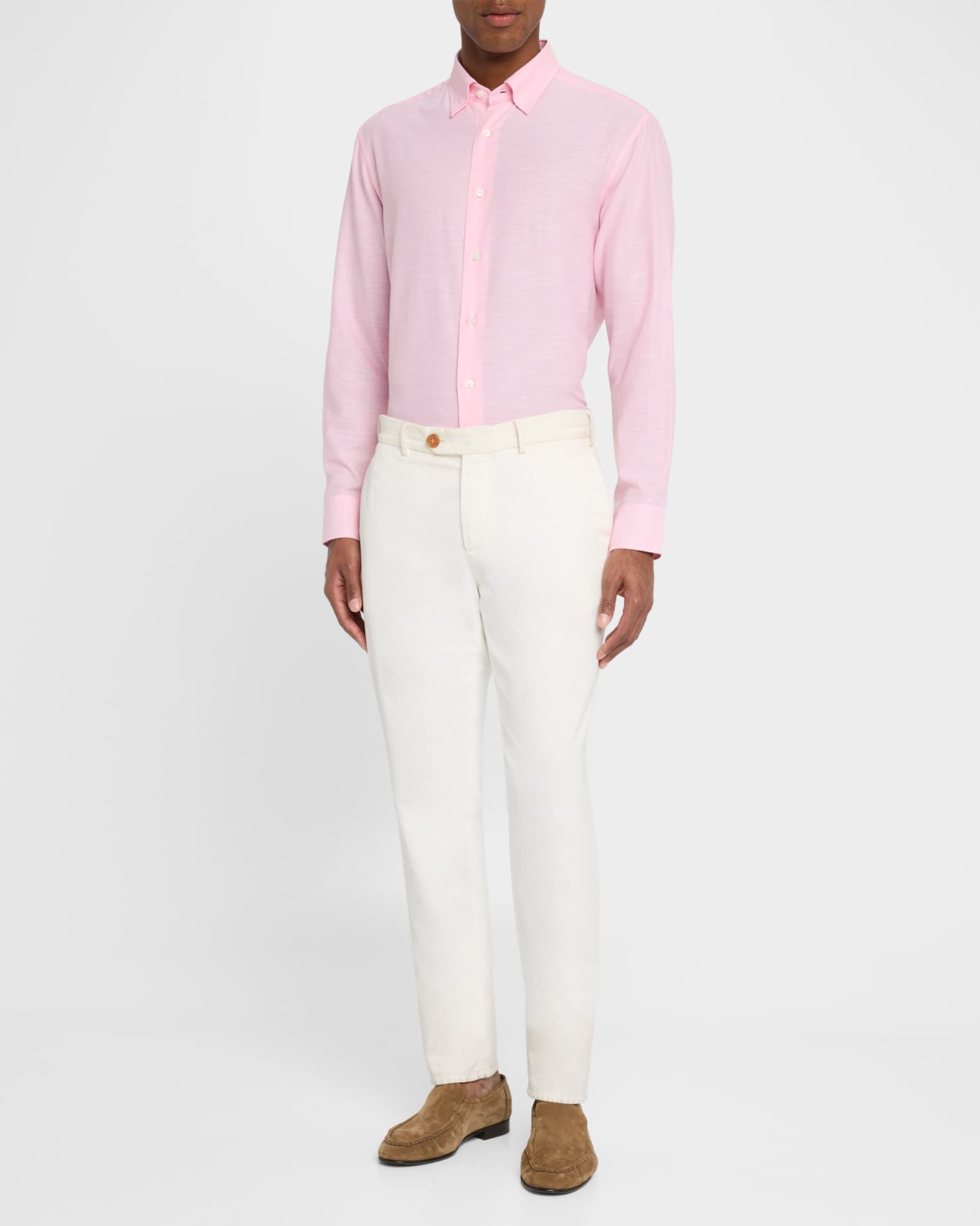 Men's Cotton Twill Sport Shirt 1