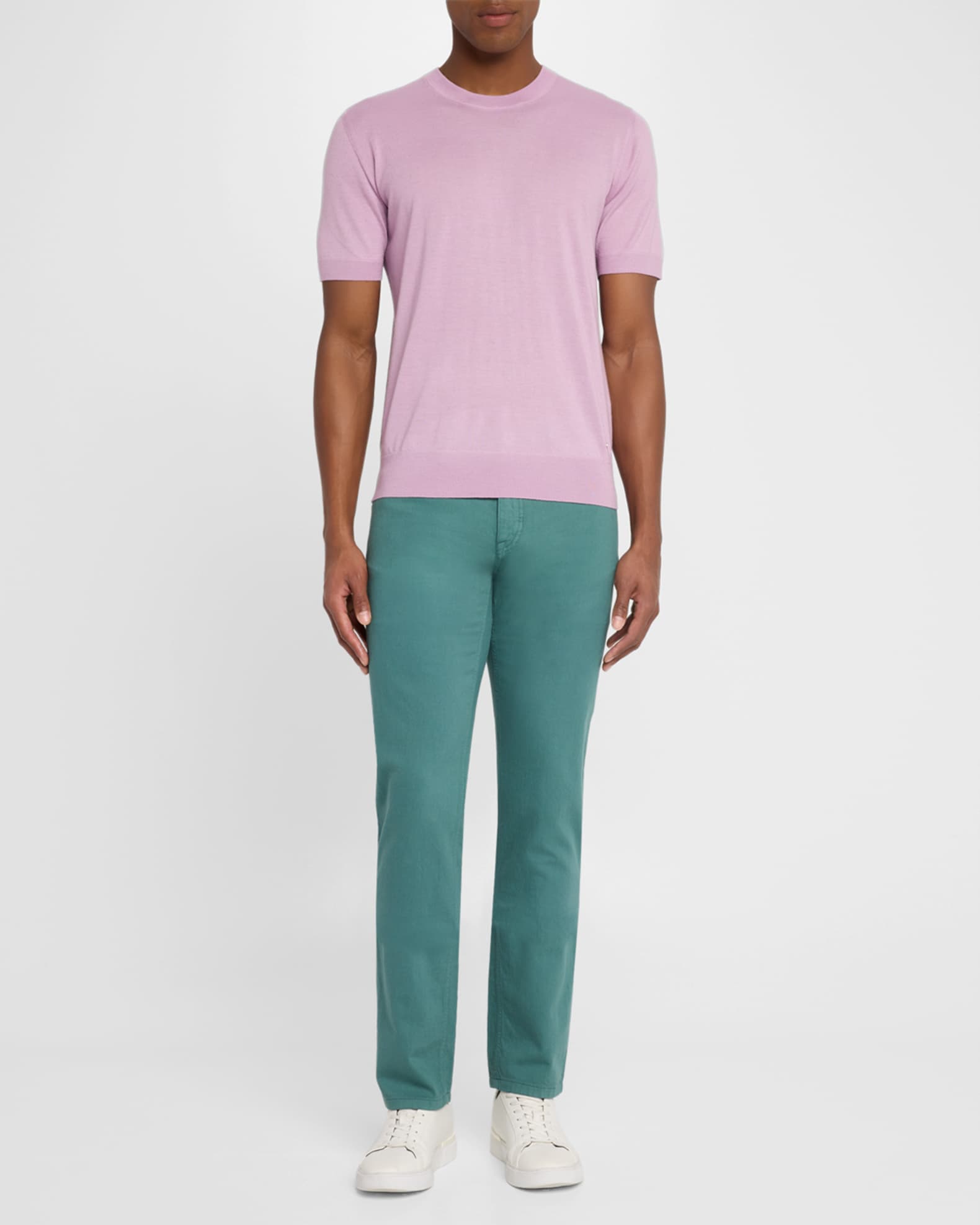 Men's Short-Sleeve Knit Shirt 1