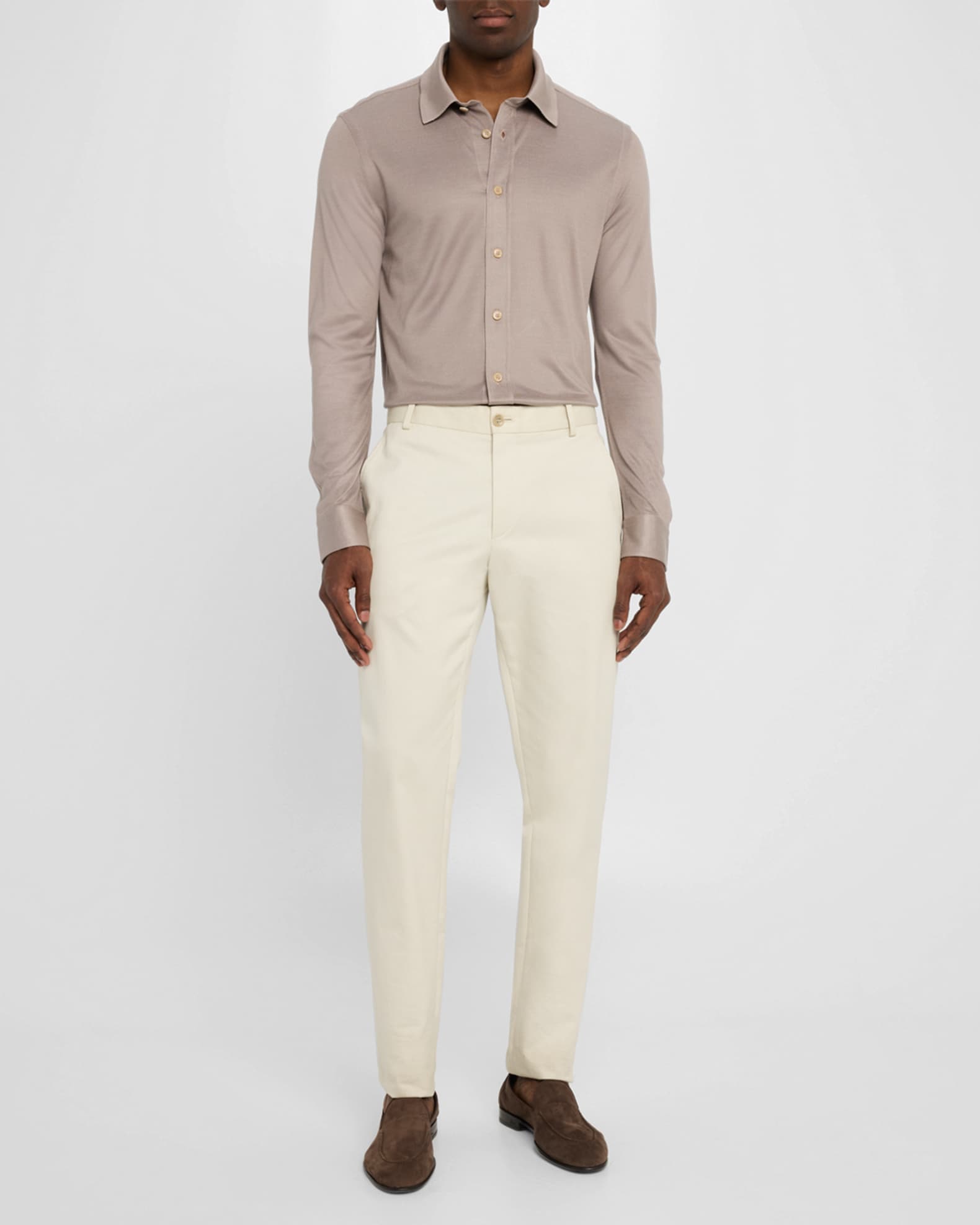 Men's Silk Pique Sport Shirt 1