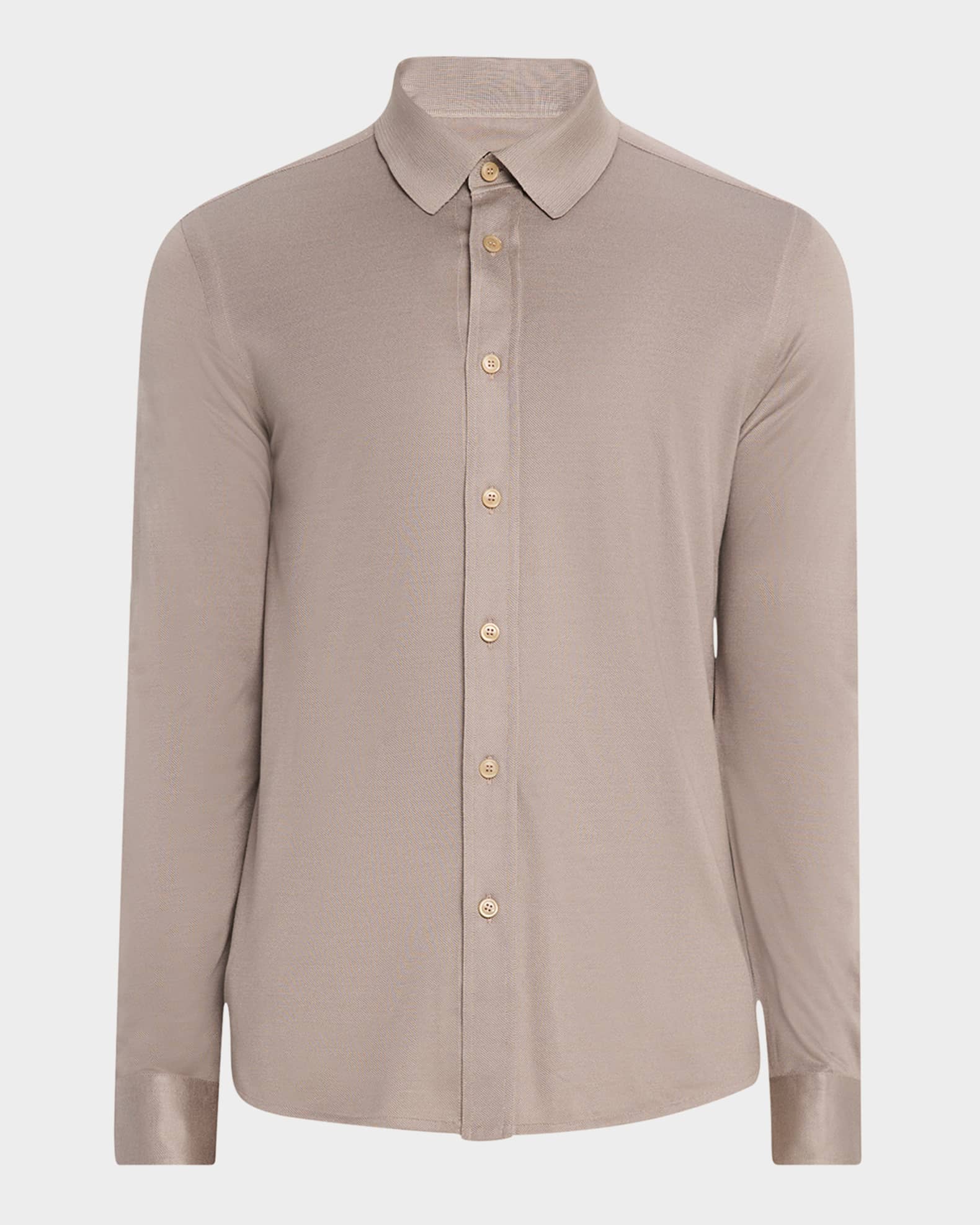 Men's Silk Pique Sport Shirt 0