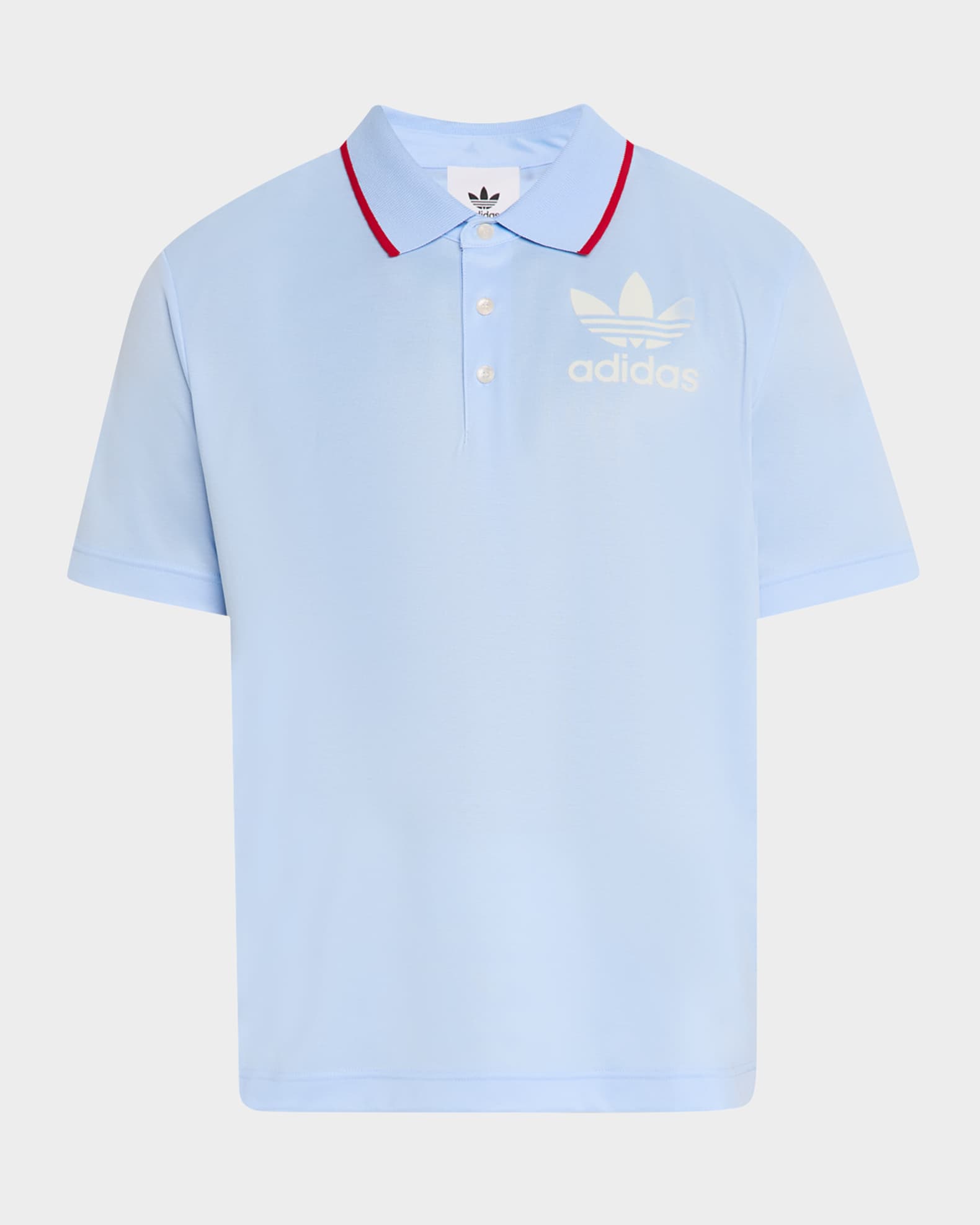 Adidas x Wales Bonner Short Sleeve Polo Shirt Blue