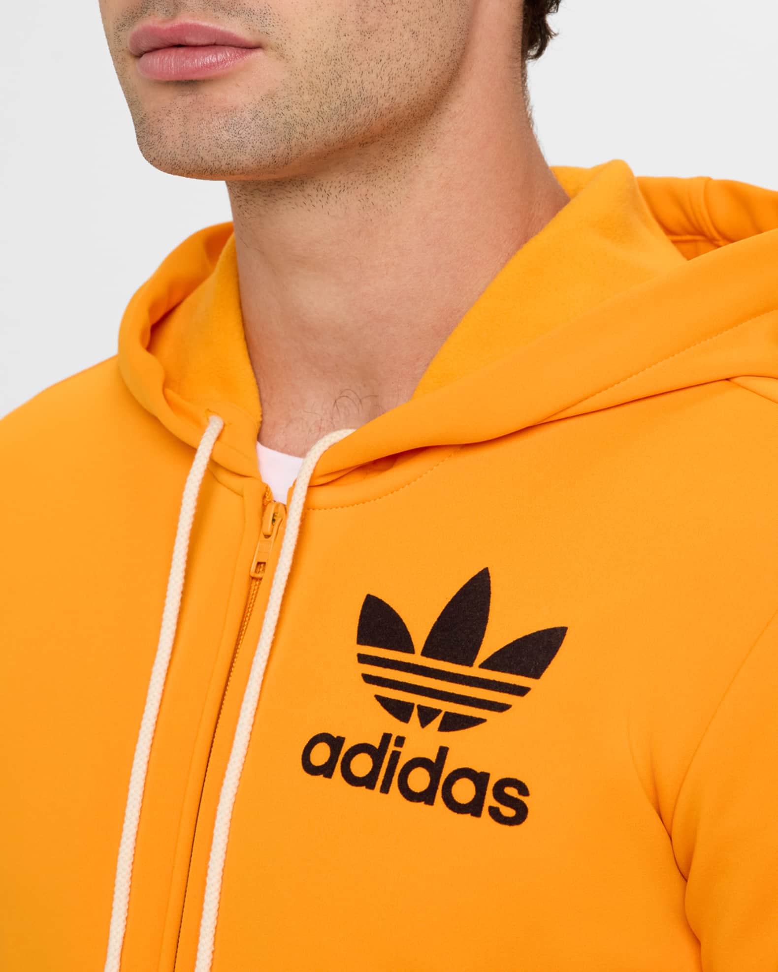 Orange adidas hoodie mens store