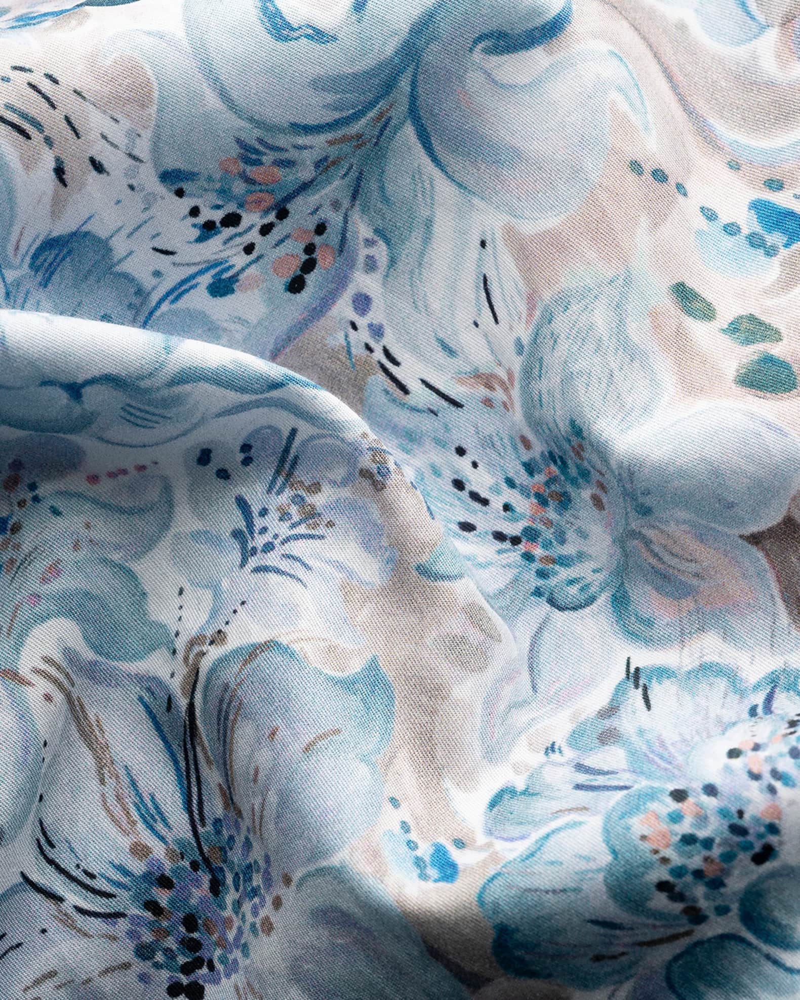 Men's Elevated Contemporary-Fit Cotton Floral Sport Shirt 1