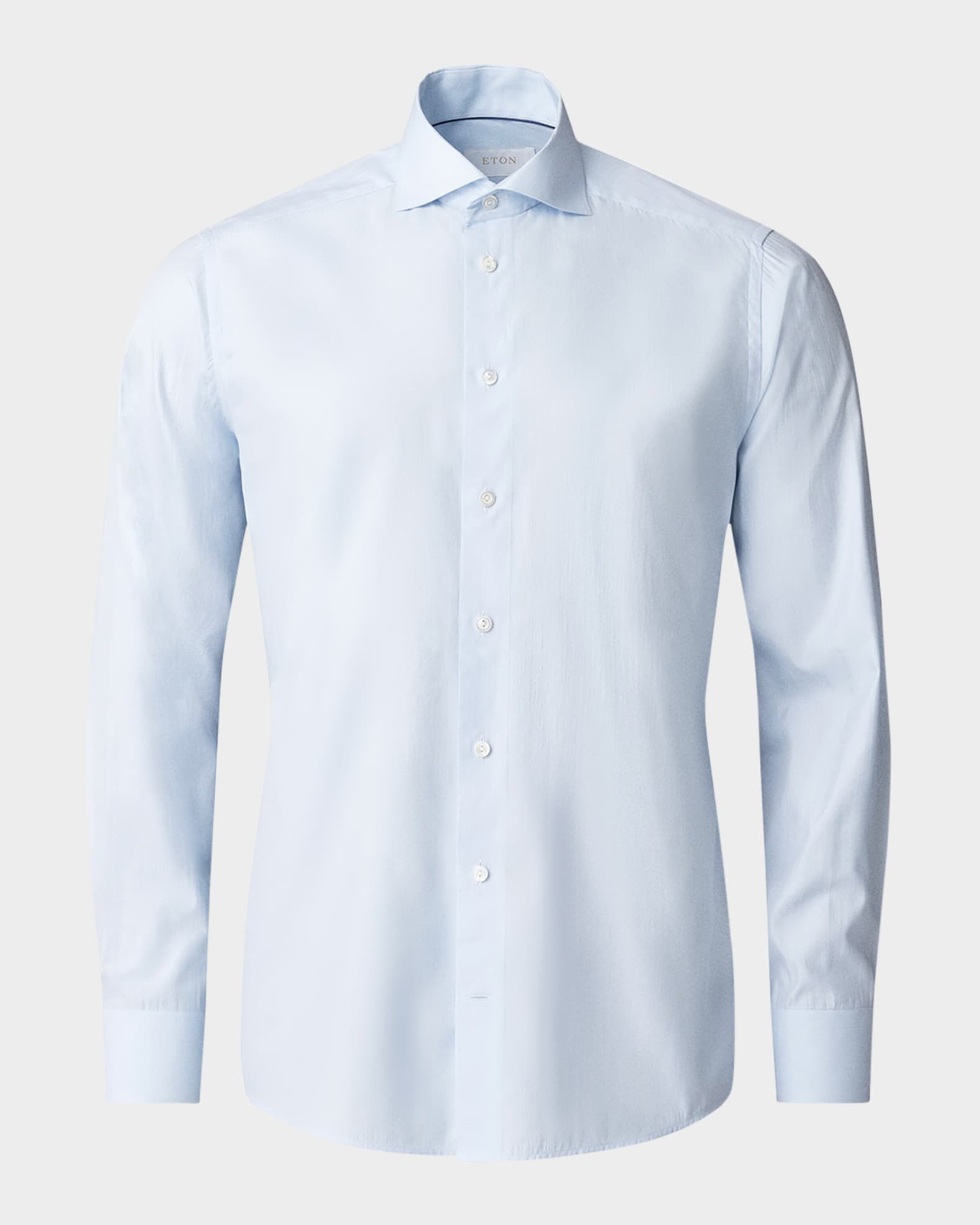 Men's Elevated Contemporary-Fit Cotton and Silk Sport Shirt 0