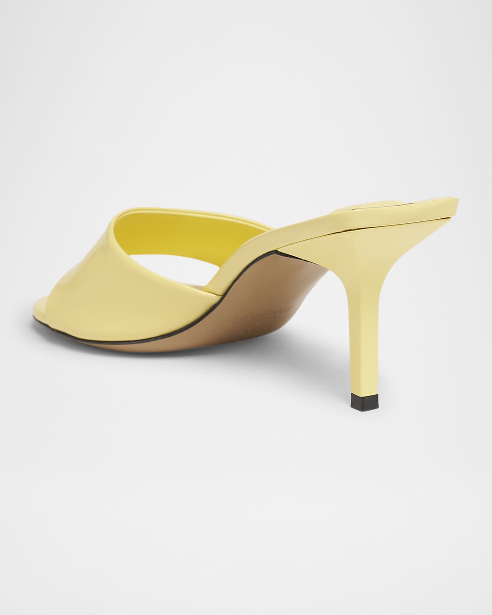 Jacquemus Les Mules Cubisto Leather Sandals | Neiman Marcus