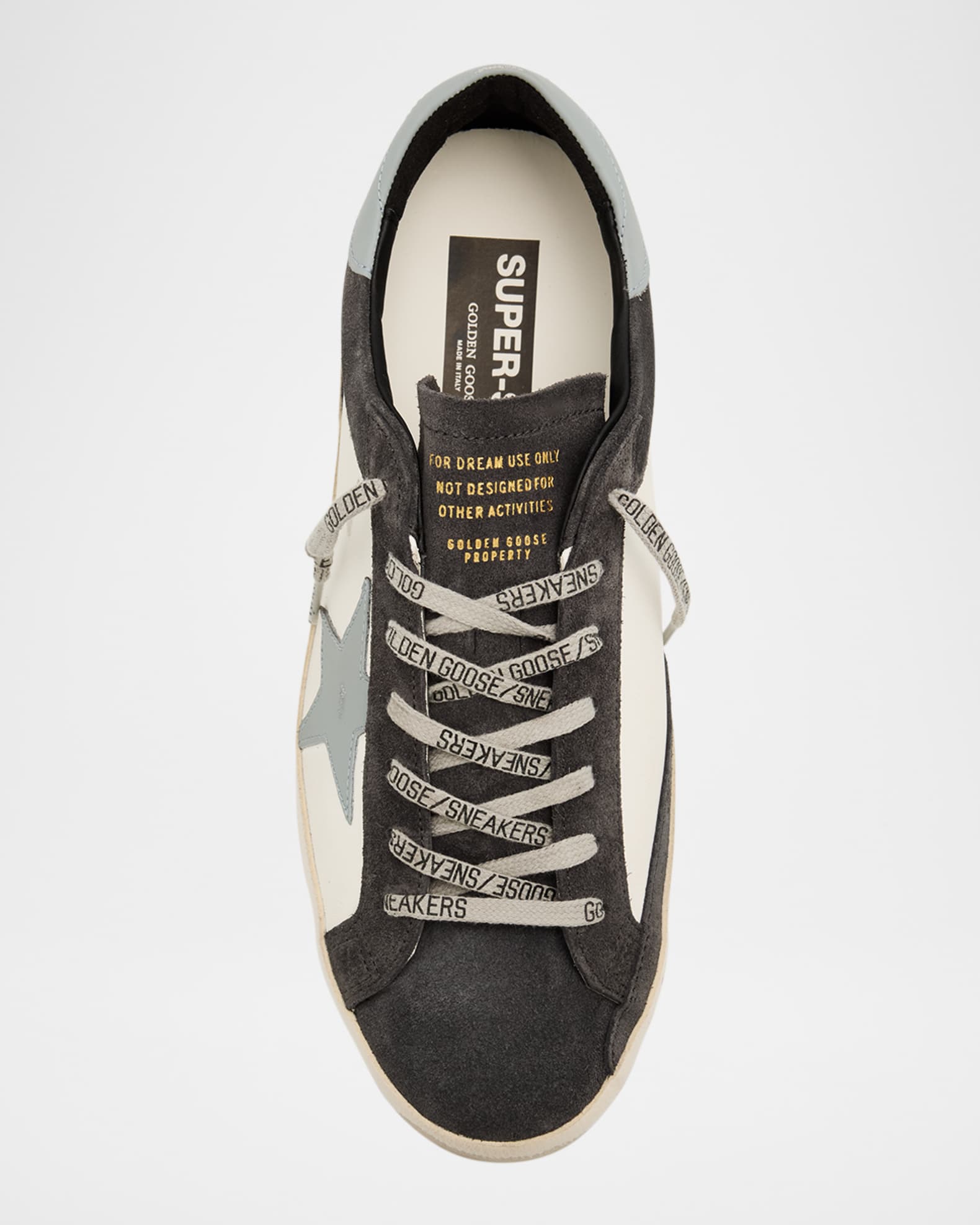 Men's Super-Star Leather and Suede Low-Top Sneakers