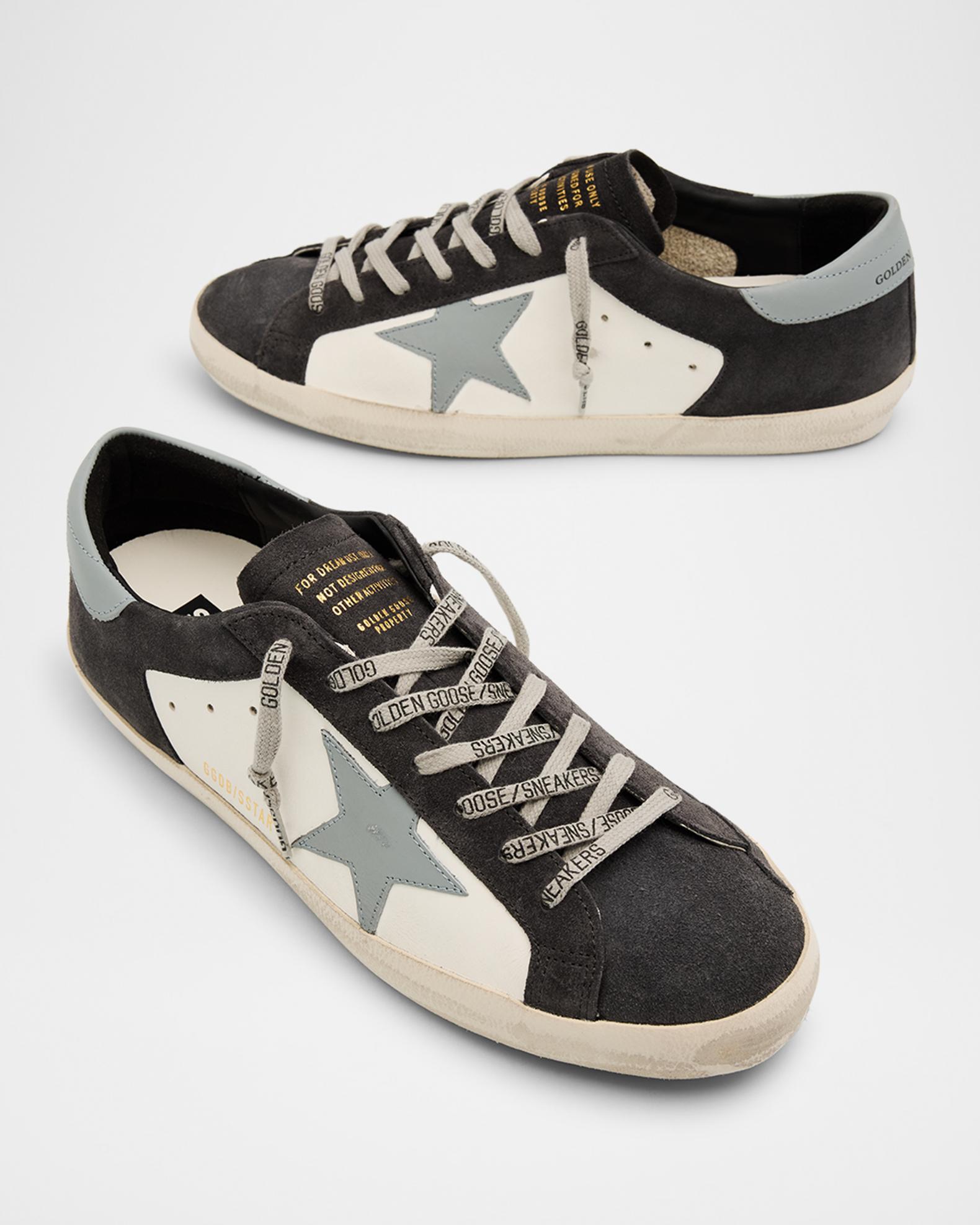 Golden Goose Men's Super-Star Leather and Suede Low-Top Sneakers