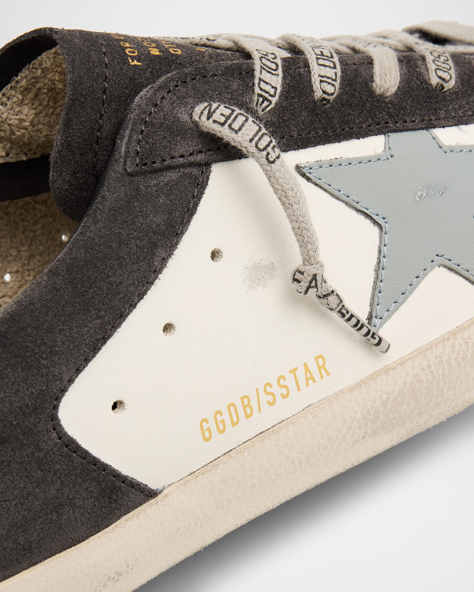 Golden Goose Men's Super-Star Leather and Suede Low-Top Sneakers