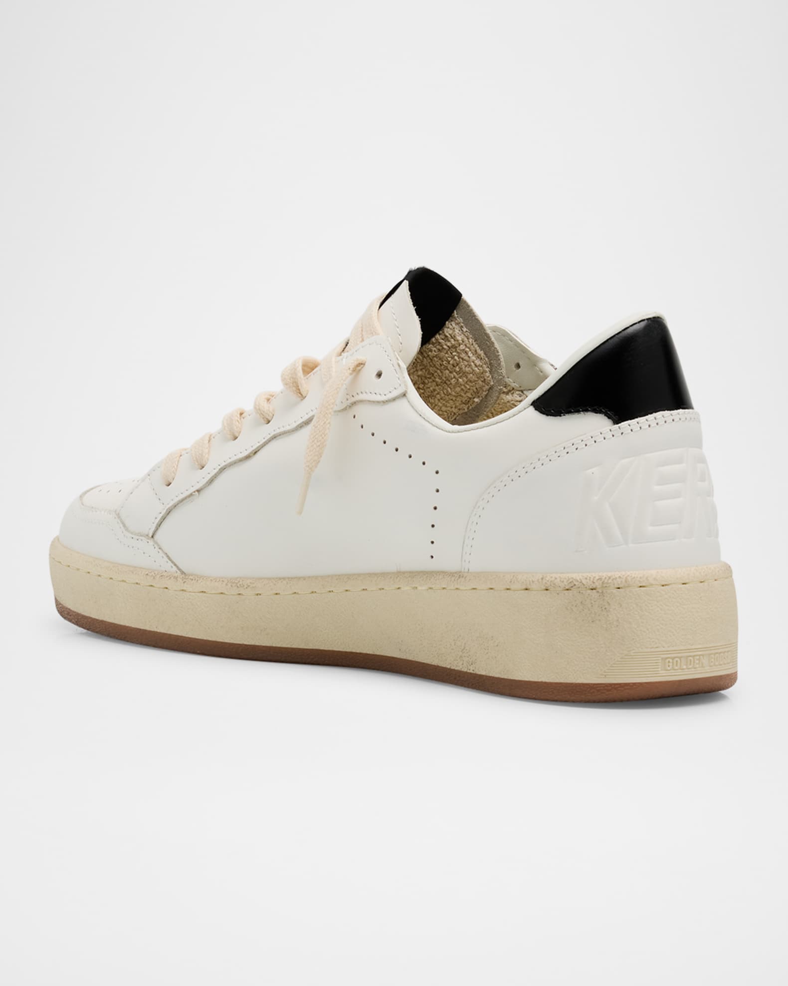 Golden Goose Men's Ballstar 2 Leather Low-Top Sneakers