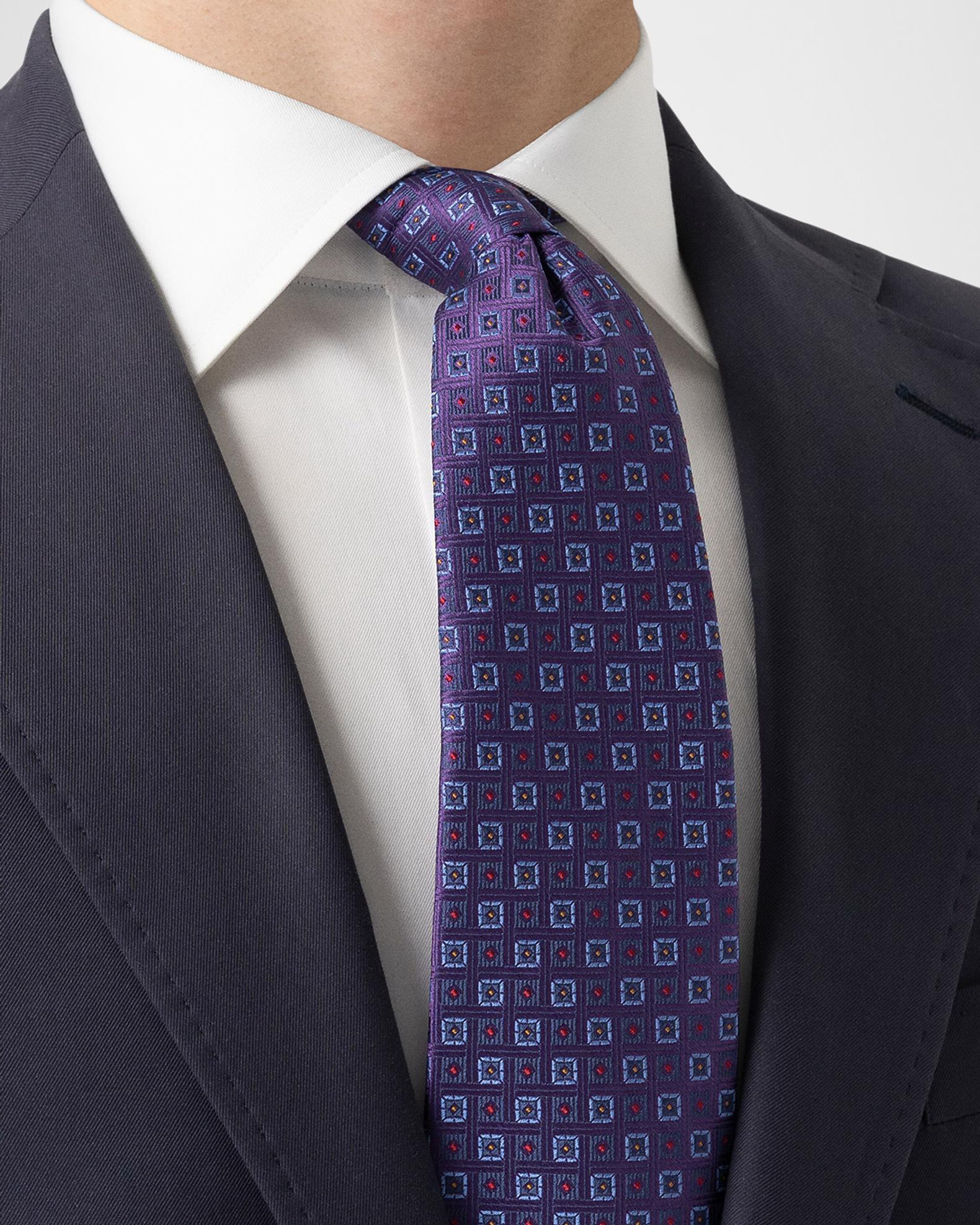 Eton Men's Geometric Woven Silk Tie | Neiman Marcus