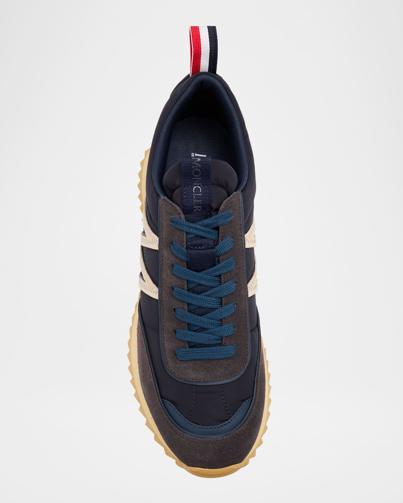 Moncler Men's Pacey Nylon and Suede Runner Sneakers | Neiman