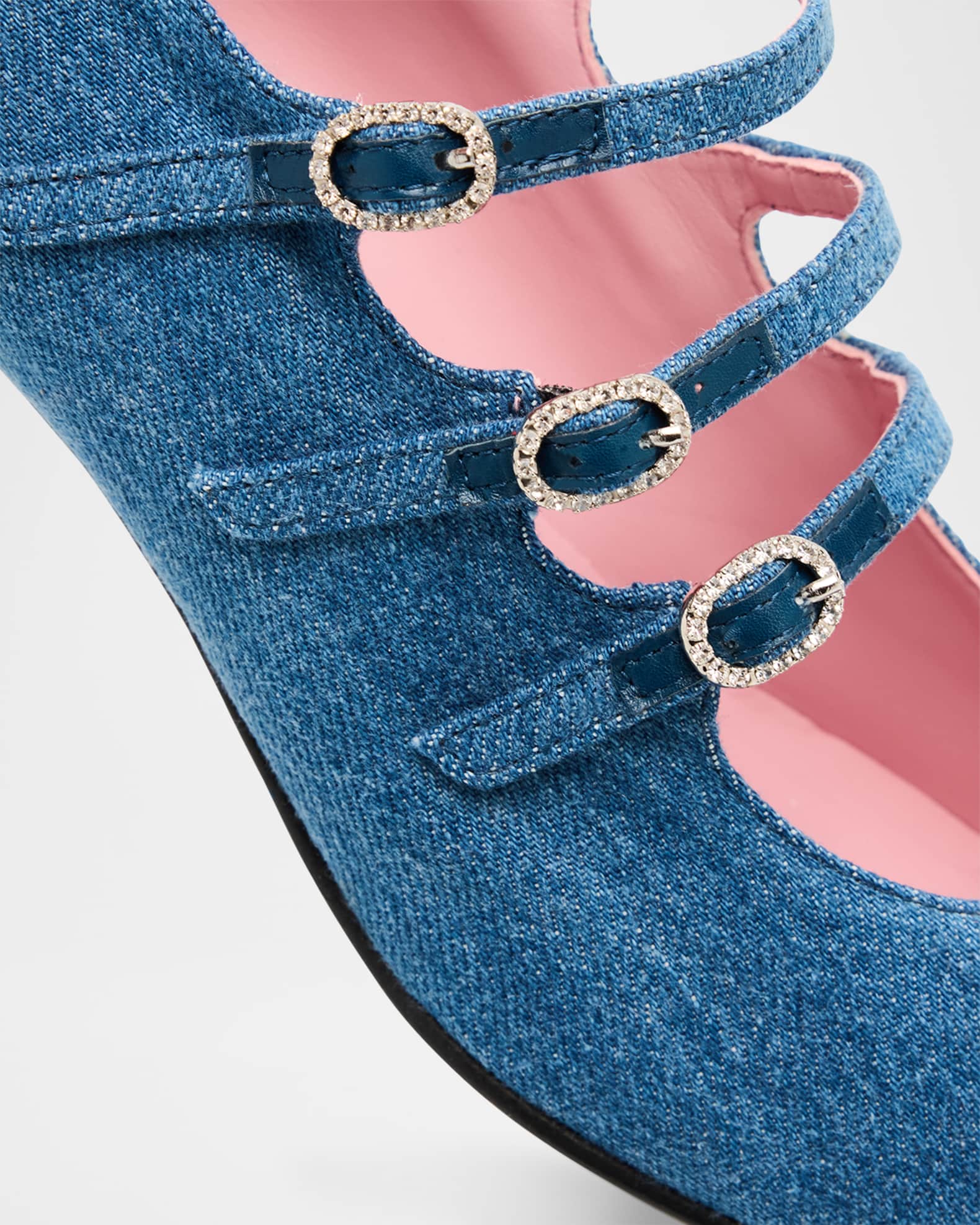 Mothercare Denim Ballerina Pram Shoes