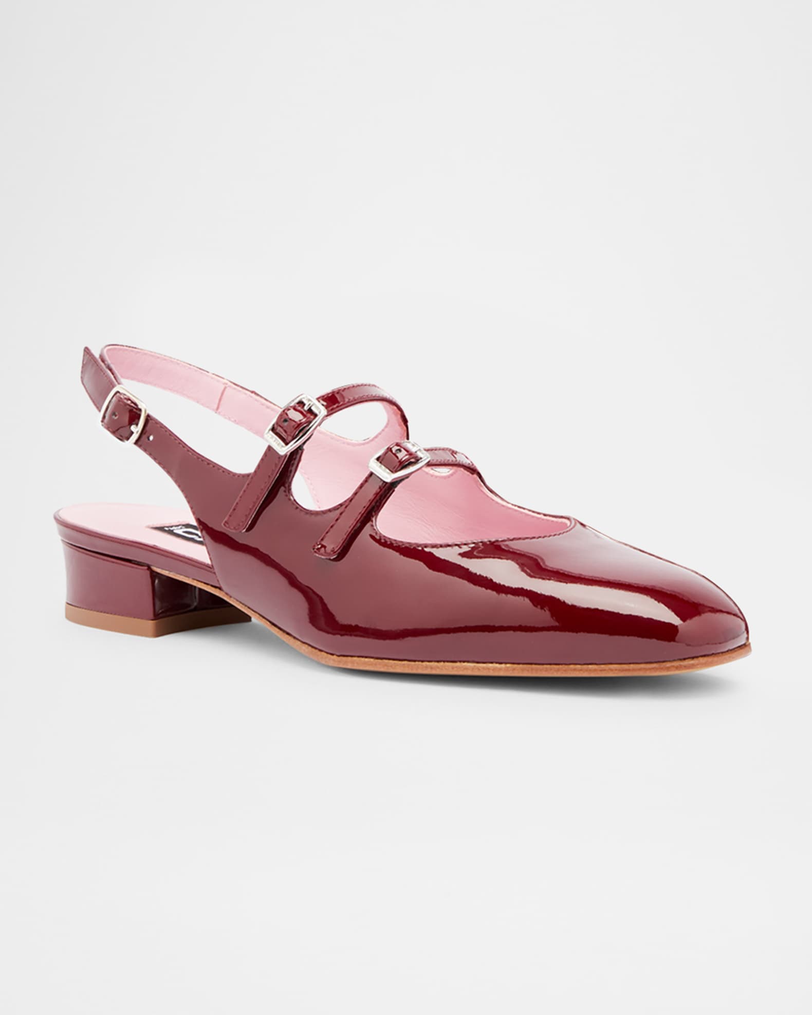 Peche Patent Mary Jane Ballerina Flats 1