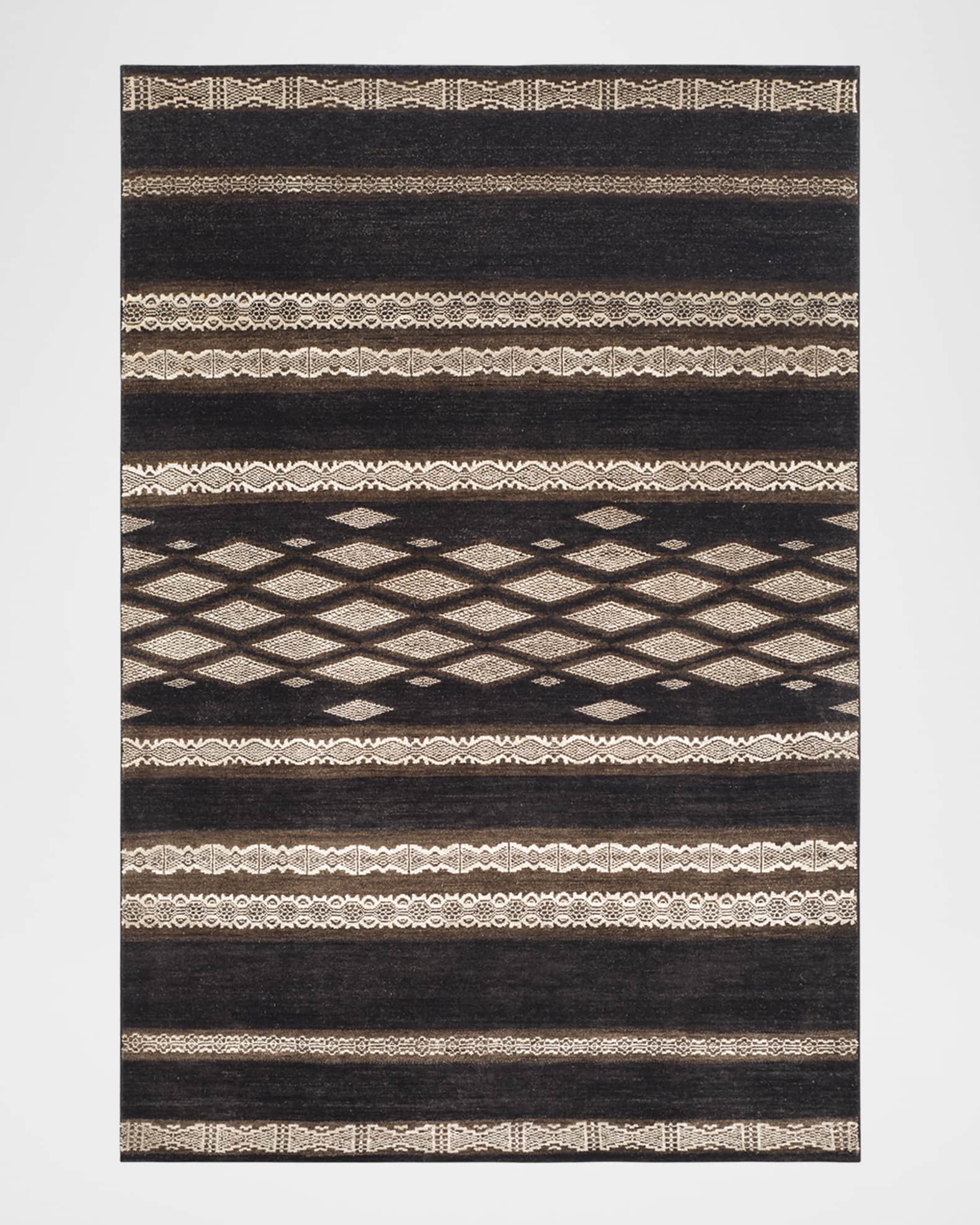 Nairobi Stripe Hand-Knotted Rug 0