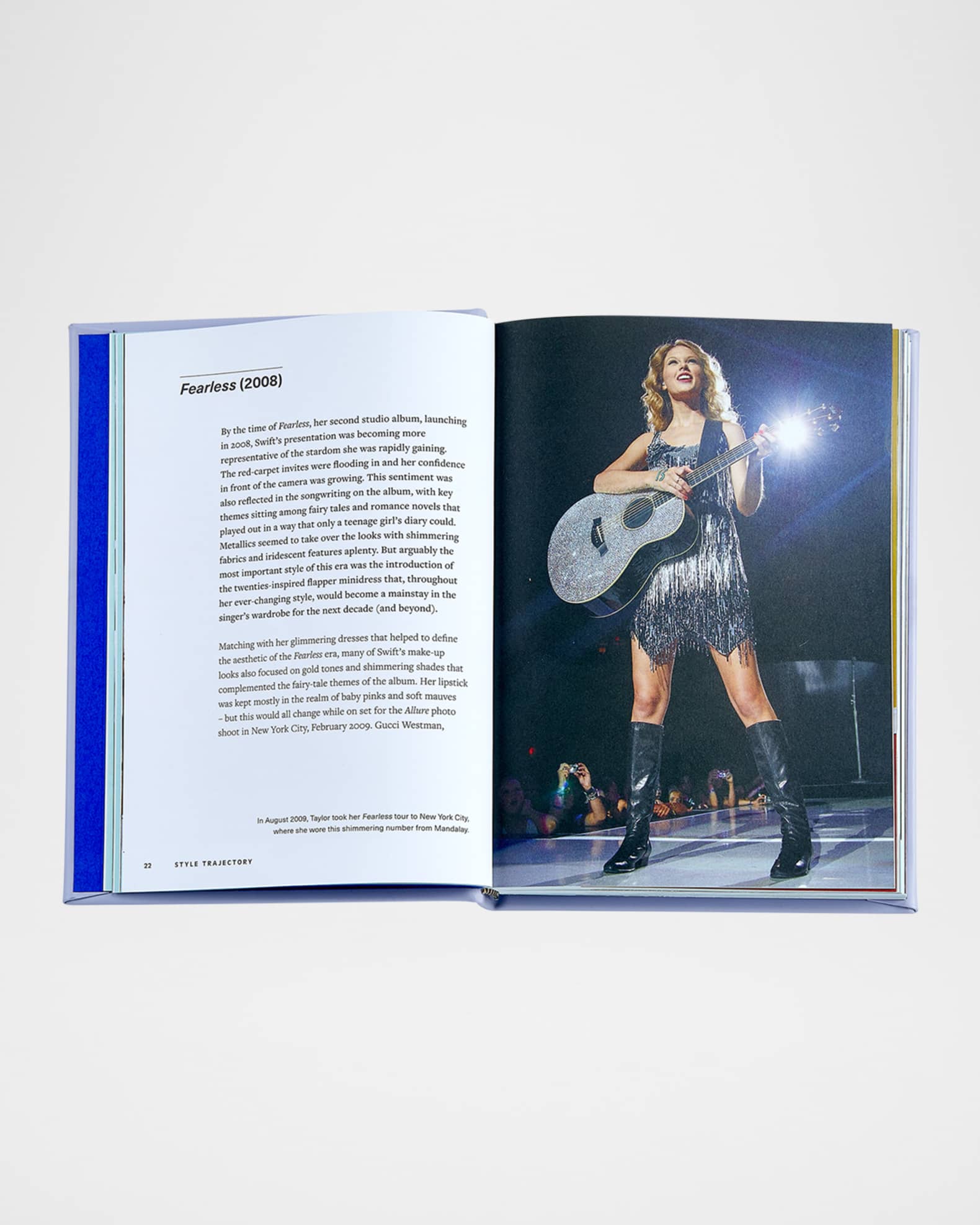 "Icons of Style: Taylor Swift" Leather-Bound Book by Glenys Johnson 1