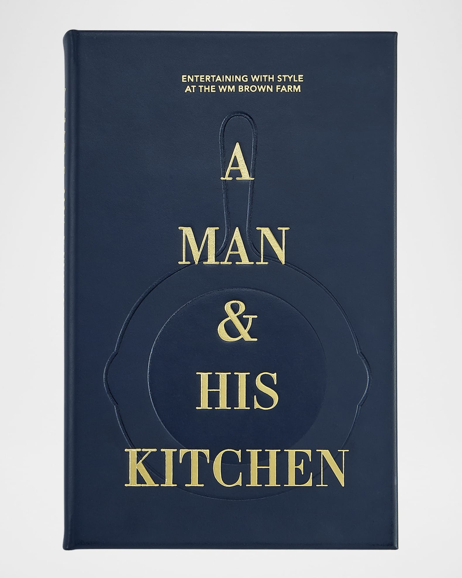 "A Man & His Kitchen" Leather-Bound Cookbook by Matt Hranek 0
