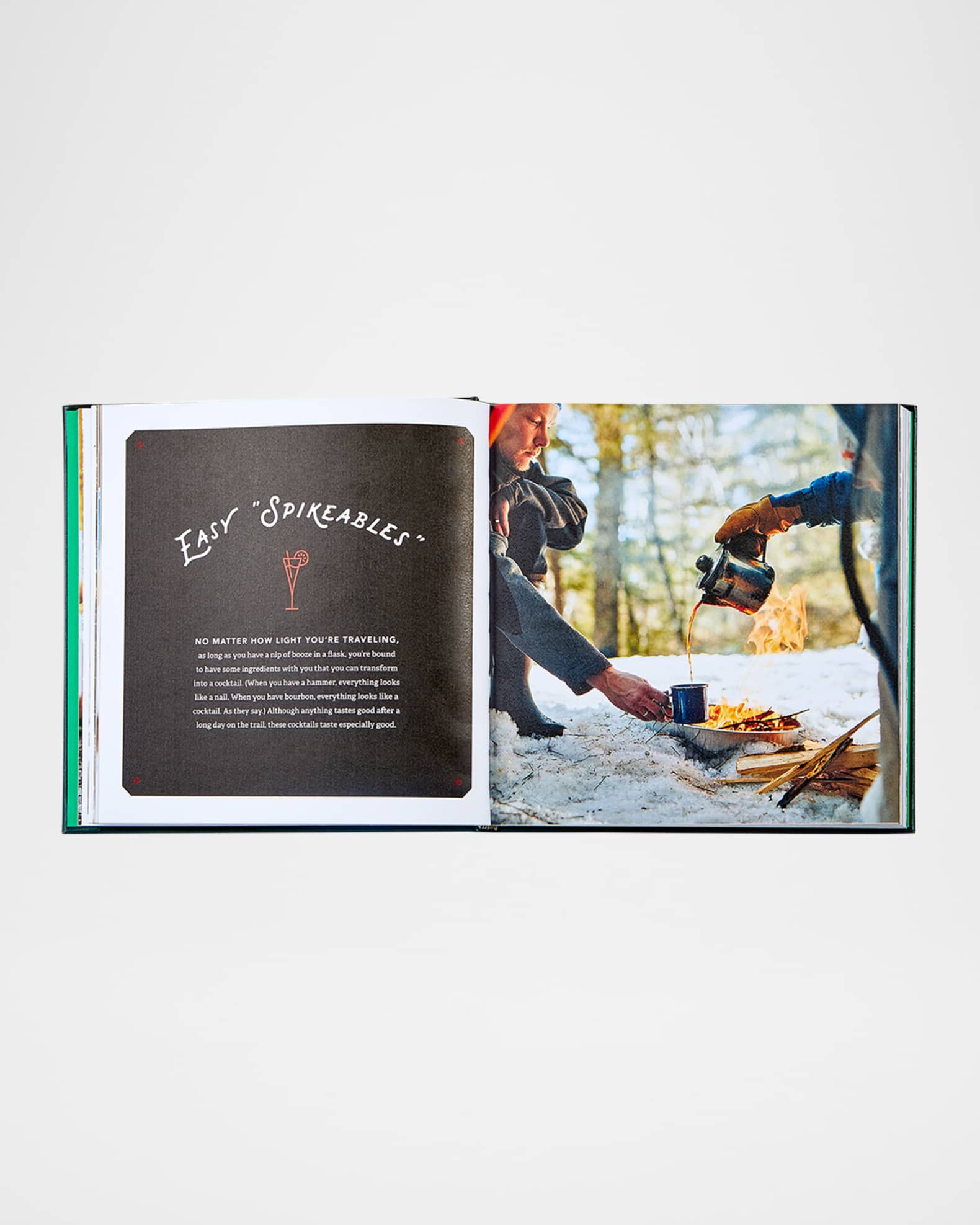 "Camp Cocktails" Leather-Bound Recipe Book by Emily Vikre 1