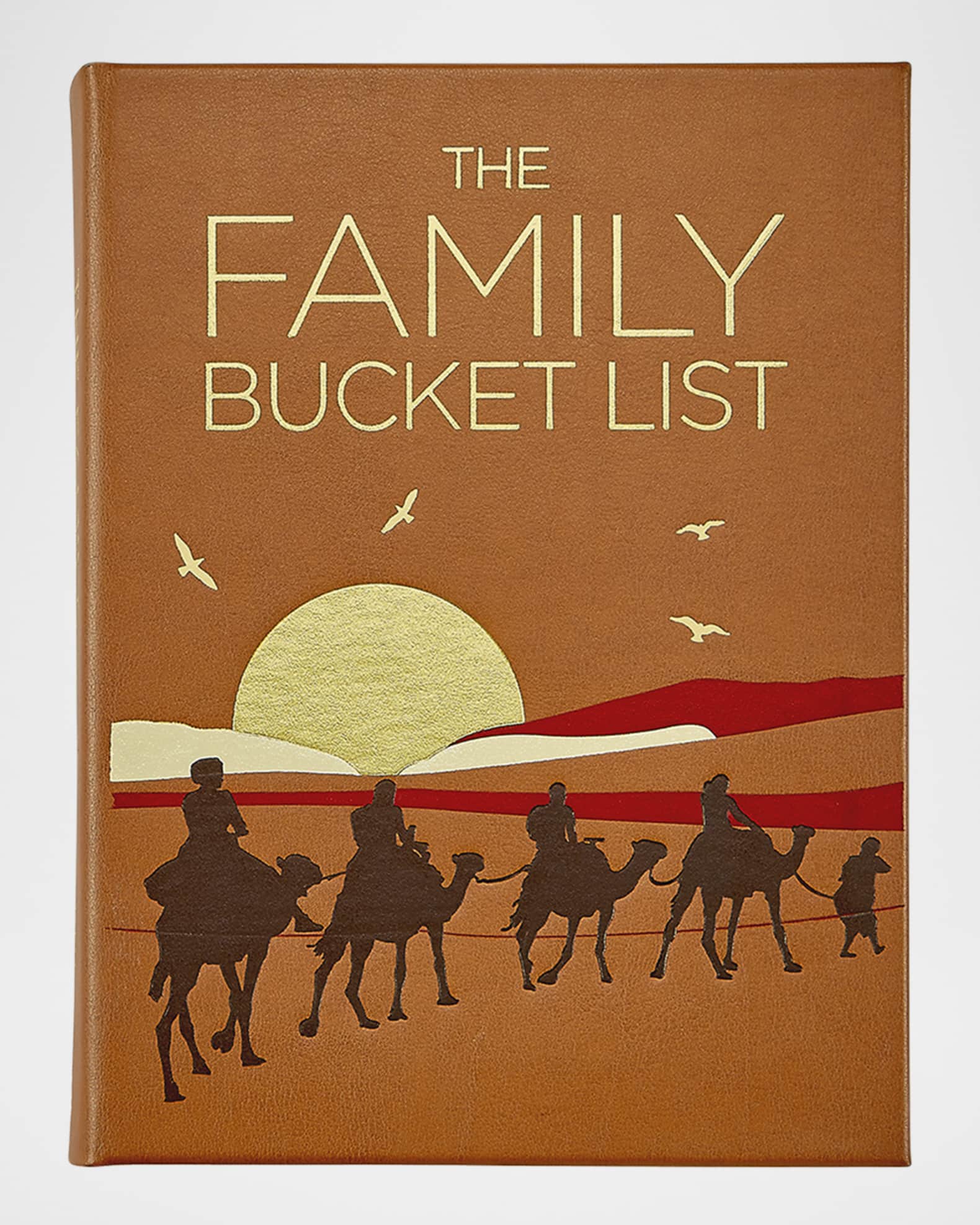 "The Family Bucket List" Leather-Bound Book by Nana Luckham & Kath Stathers 0