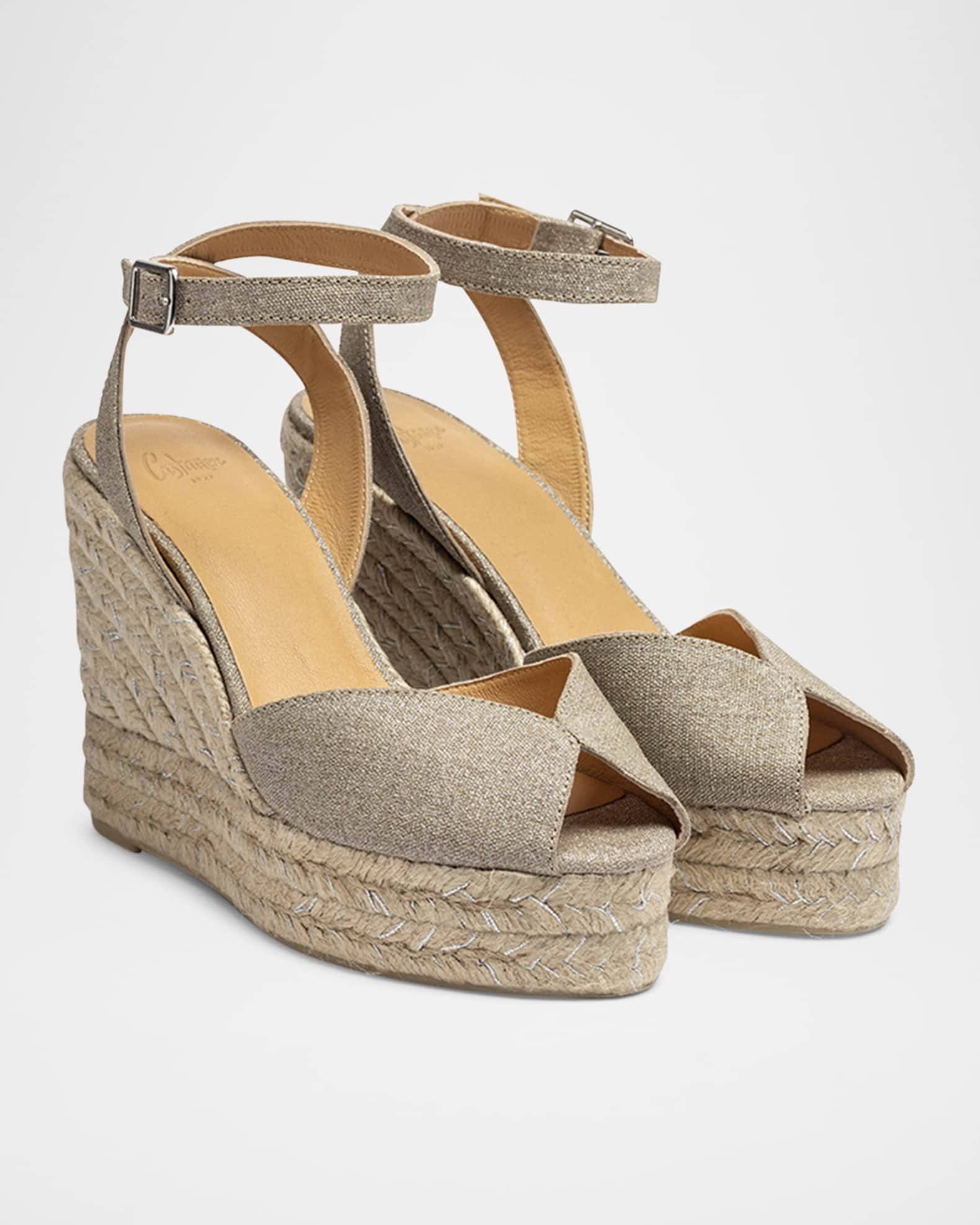 Blossom Simmer Canvas Wedge Espadrilles 1