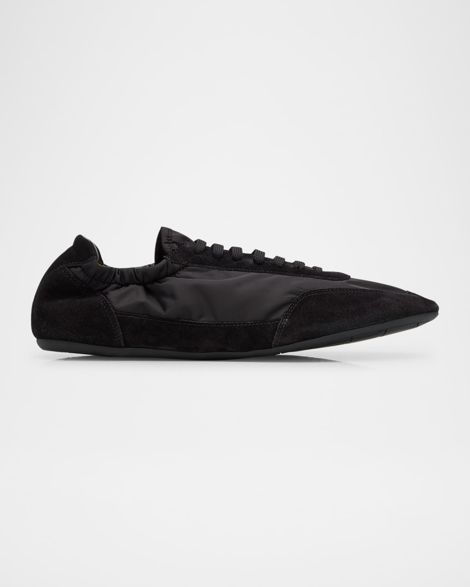 Men's Collapse Nylon and Suede Low-Top Sneakers 0