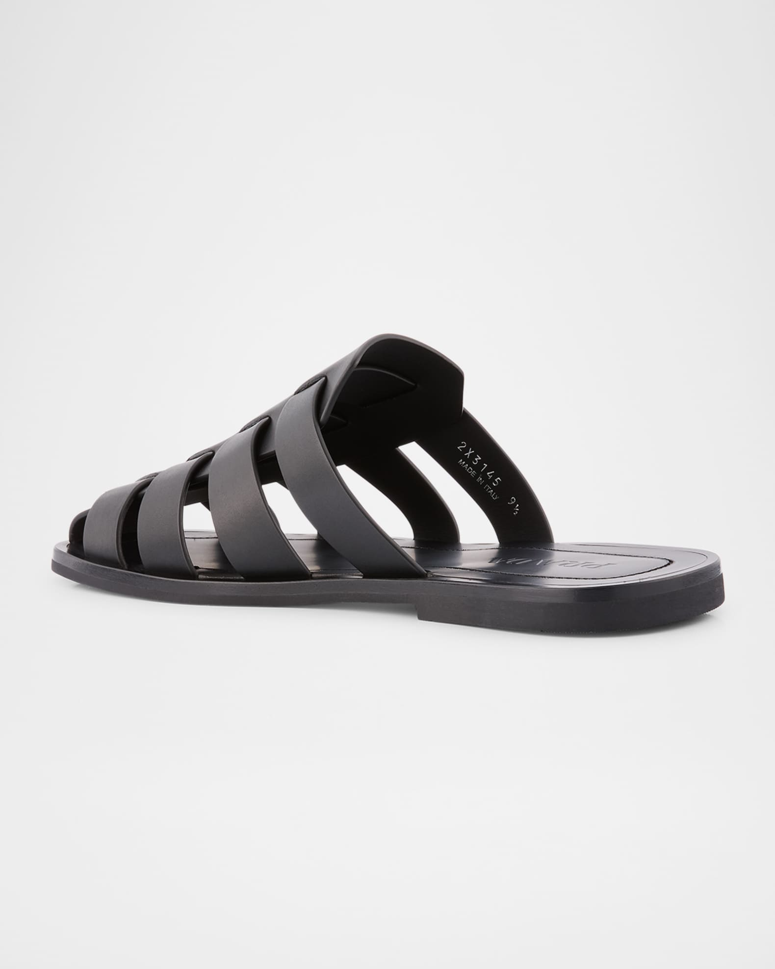 Men's Leather Fisherman Slide Sandals 1